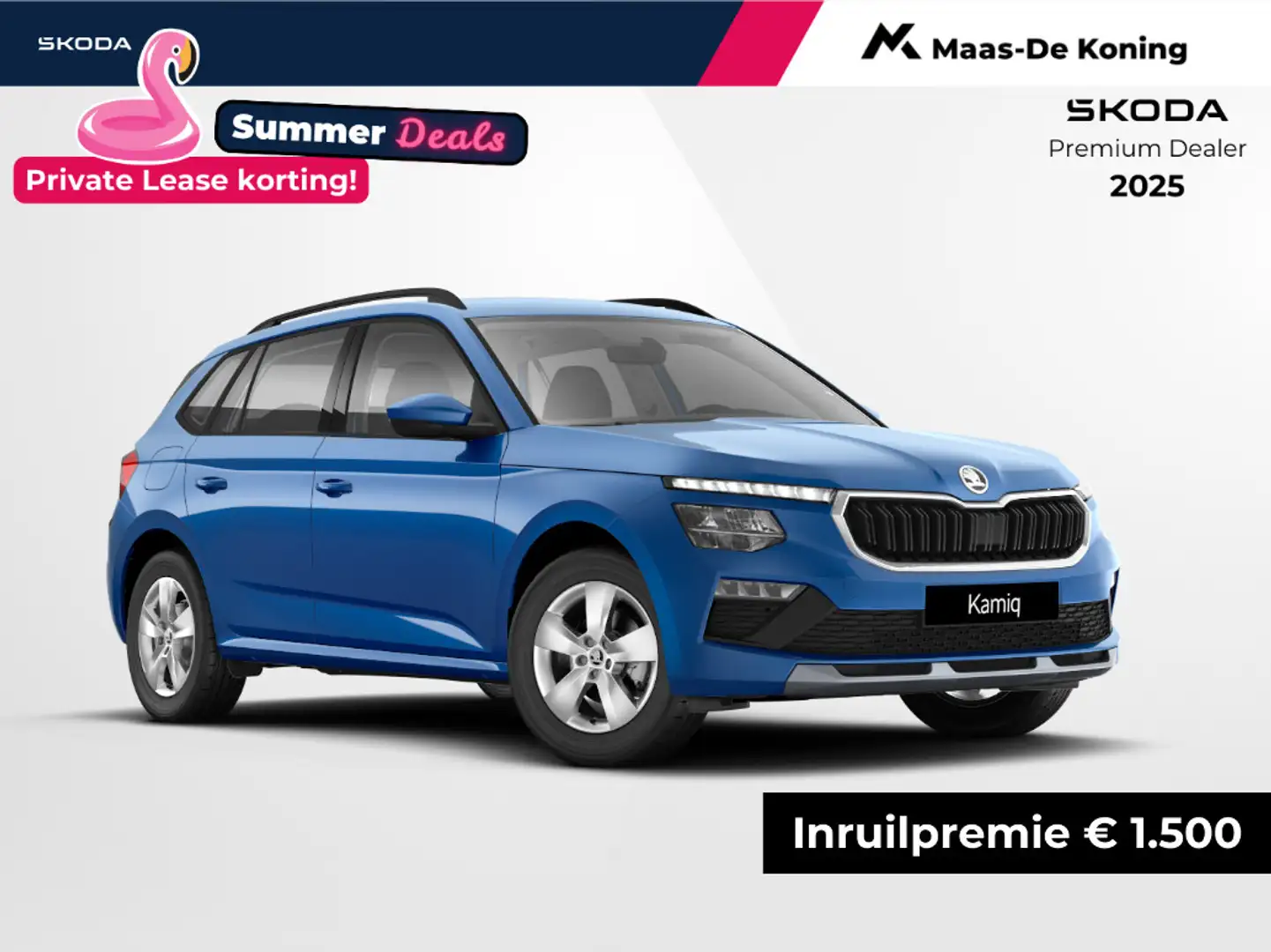 Skoda Kamiq Selection 1.0 TSI 85 kW / 115 PK SUV 6 versn. Hand Blauw - 1
