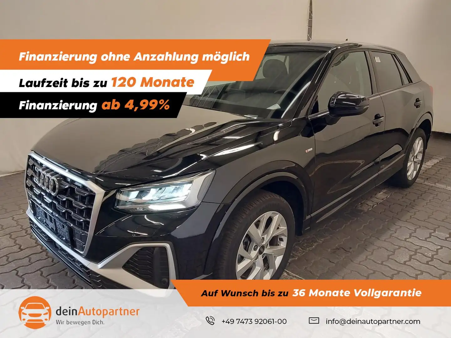 Audi Q2 35 TFSI S line NAVI/LED/RFK/SHZ/PDC/Tempomat Schwarz - 1
