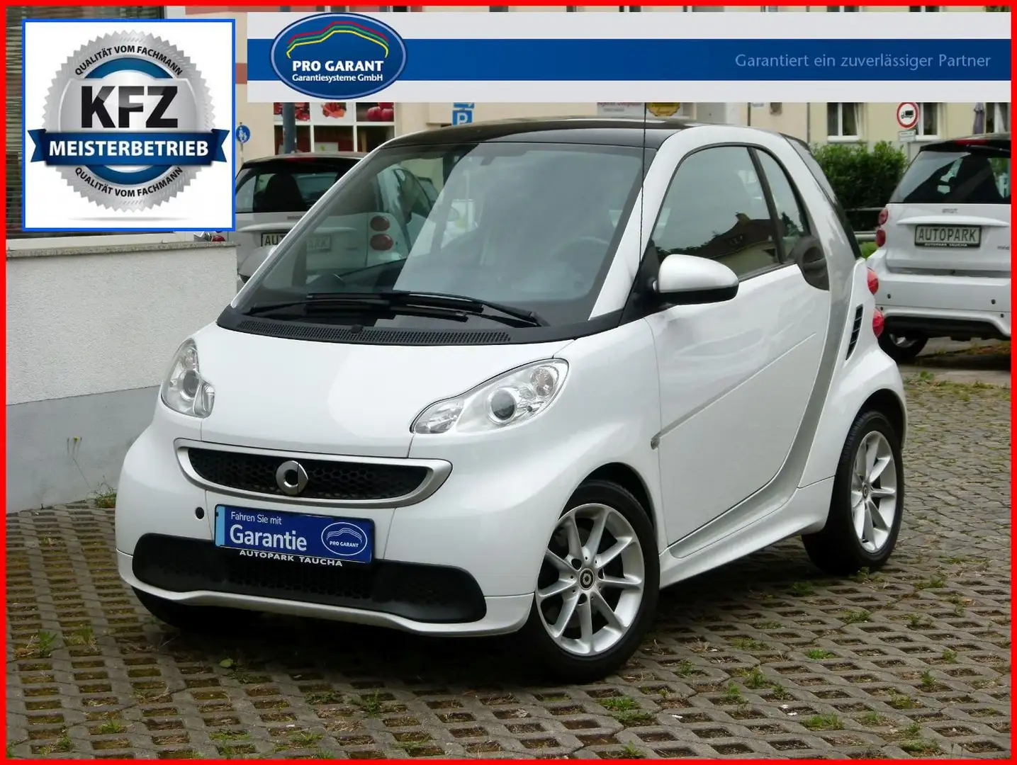 smart forTwo Klima SERVO Sitzheizung TÜV NEU +GARANTIE Weiß - 1