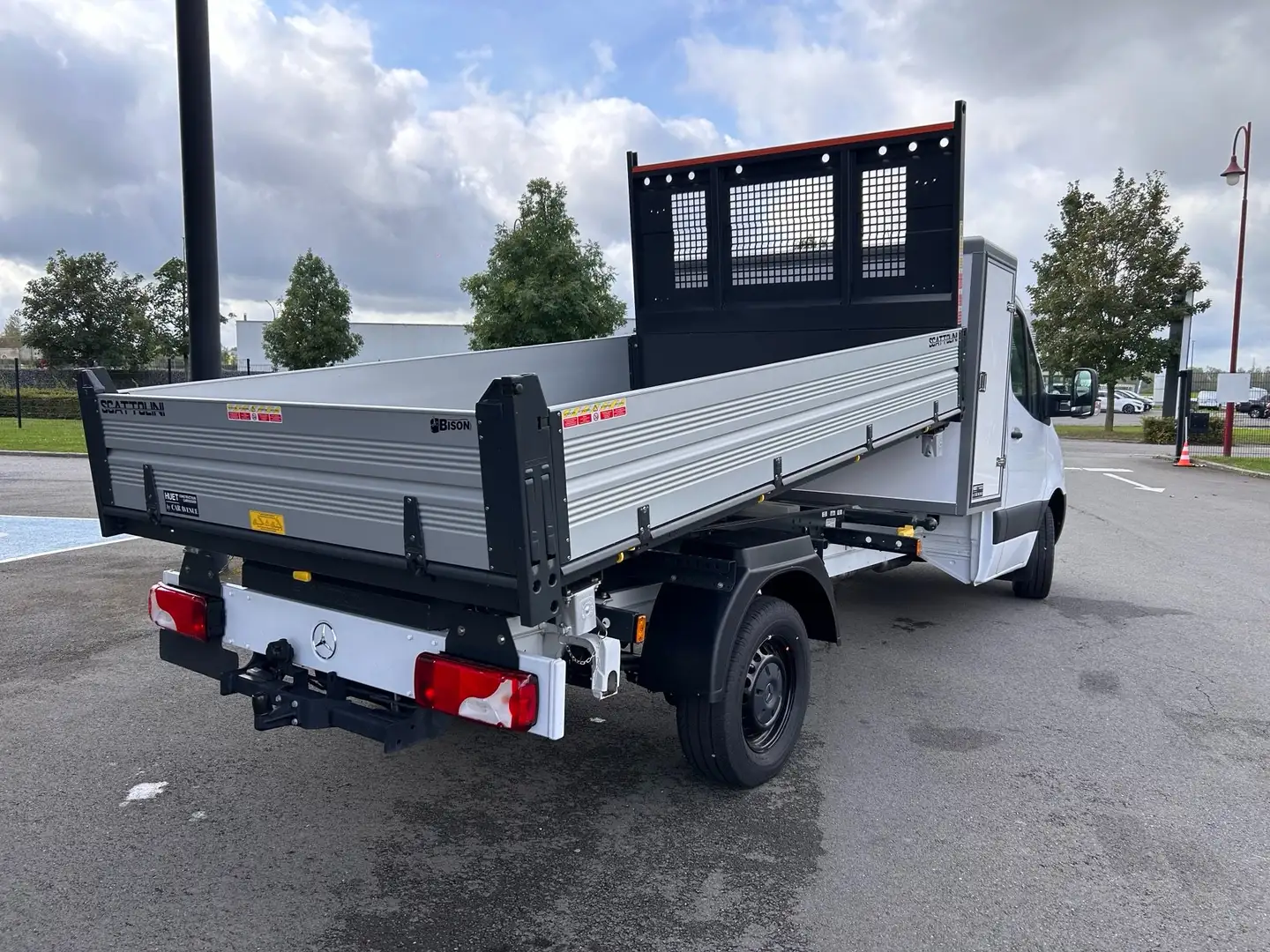 Mercedes-Benz Sprinter 319 Benne L3 Blanc - 2