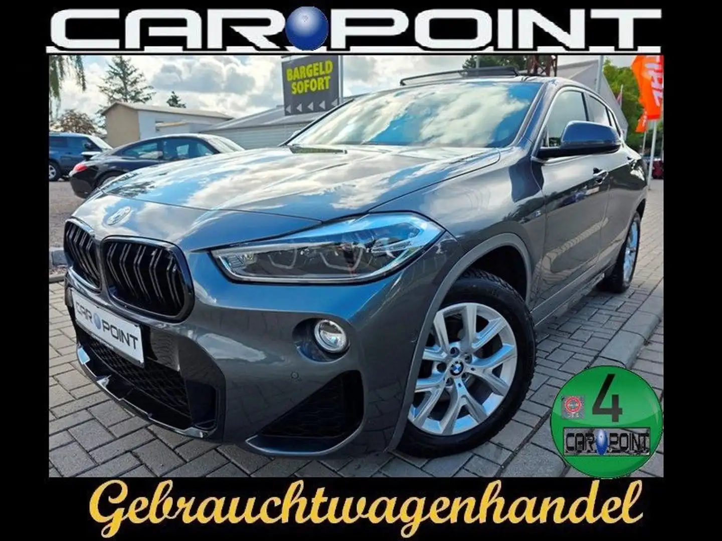 BMW X2 sDrive 18i M-Sport-X-Paket Pano HUD Alkantara Grau - 1
