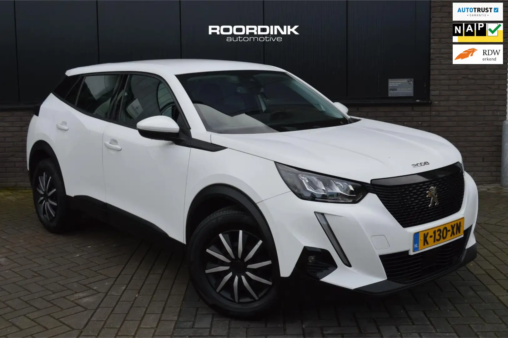 Peugeot 2008 Clima|Cruise|Camera|Navi|1e eigenaar! Wit - 1
