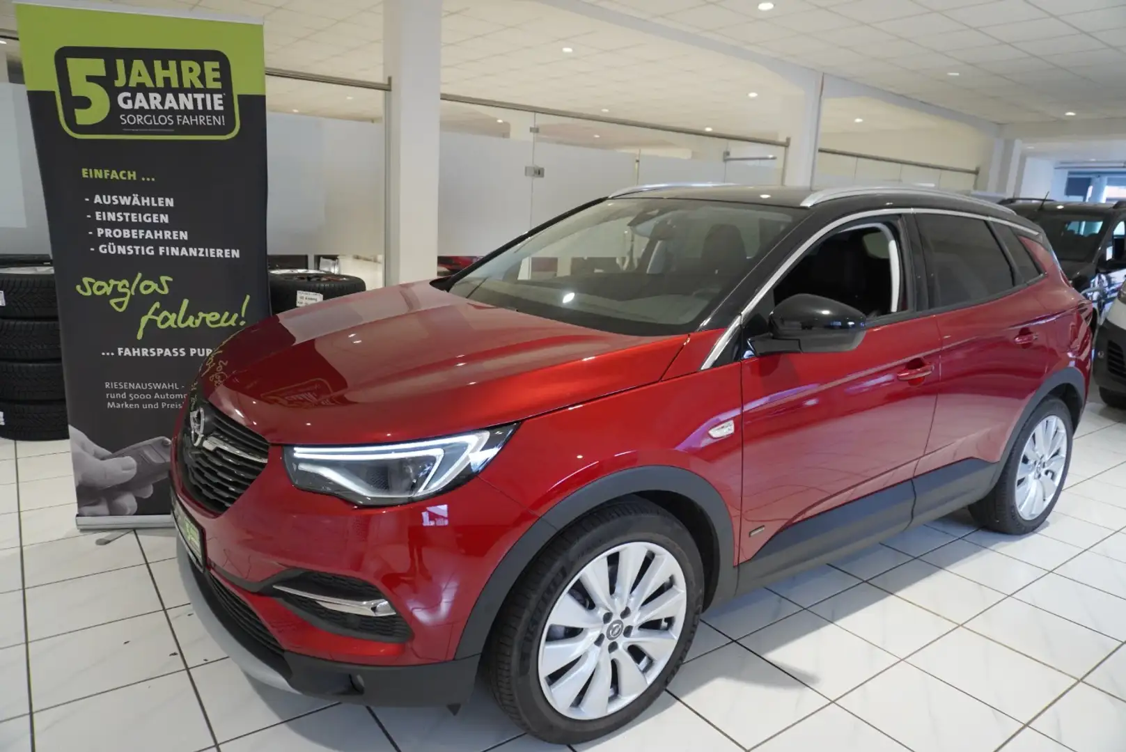 Opel Grandland 1.6T Hybrid LED,Kamera,Sitzheiz,Navi, Rot - 2