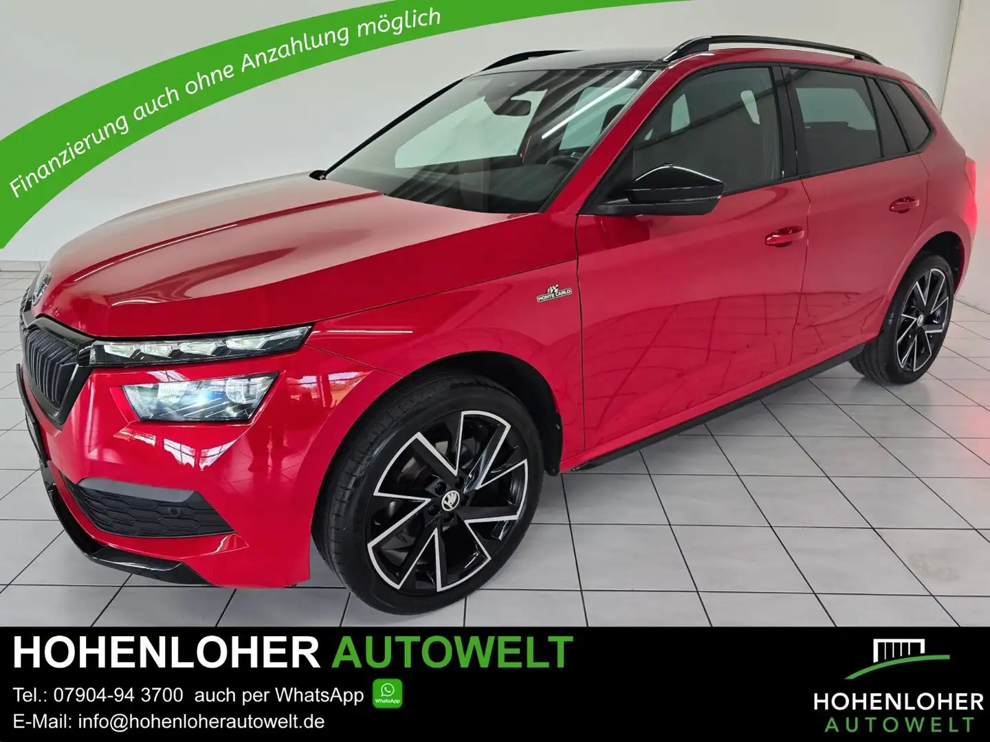 Skoda Kamiq Monte Carlo *AHK *LED *ACC *NAVI Rot - 1