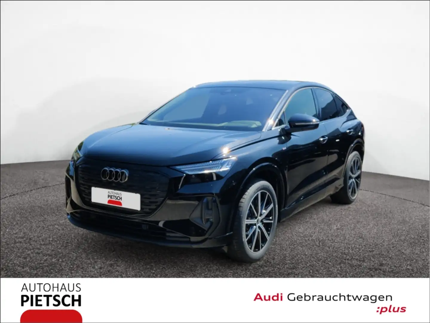 Audi Q4 e-tron Sportback 45 quattro S line Matrix AHK Schwarz - 1
