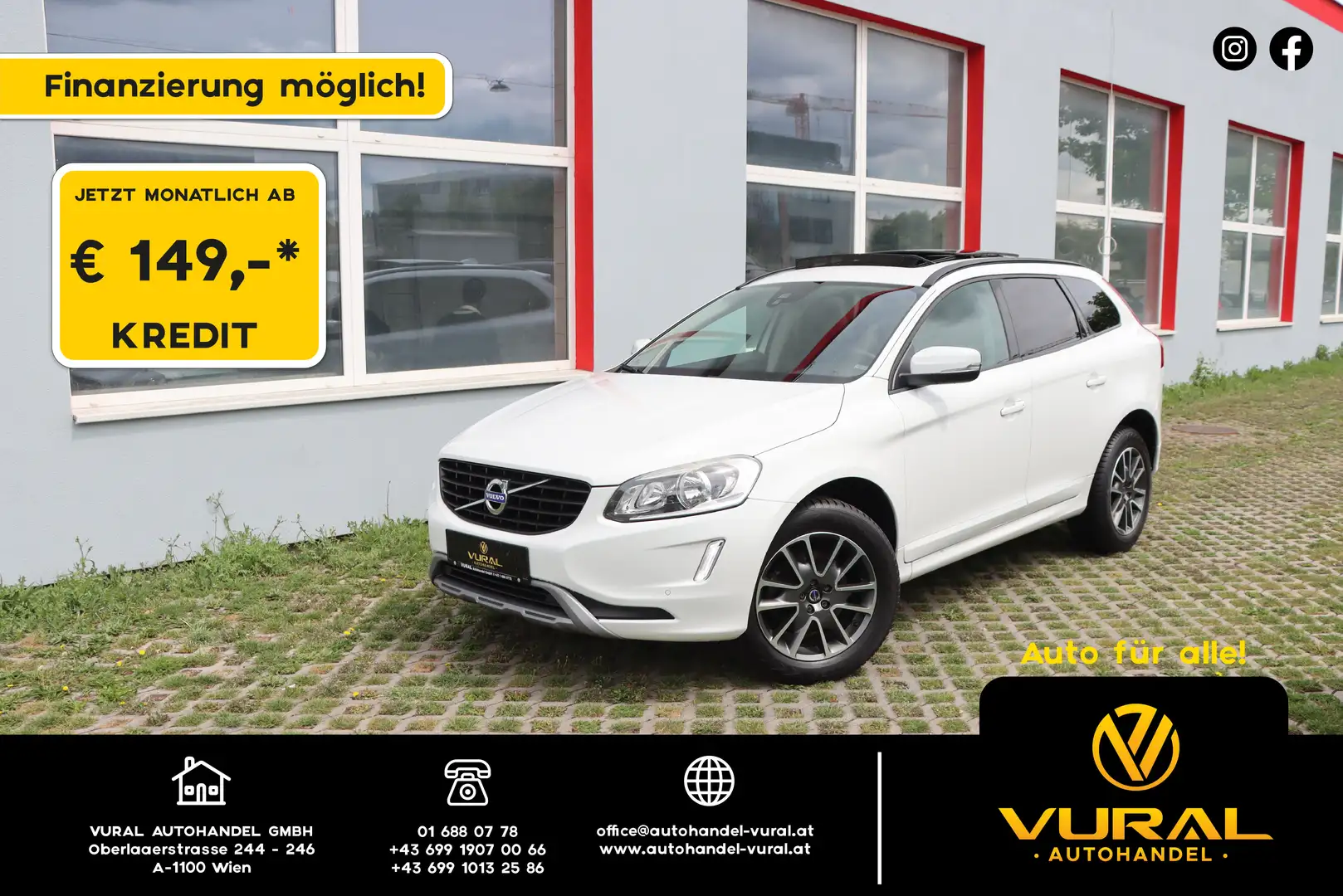 Volvo XC60 | Panoramadach | ACC | LED | NAVI | Weiß - 1