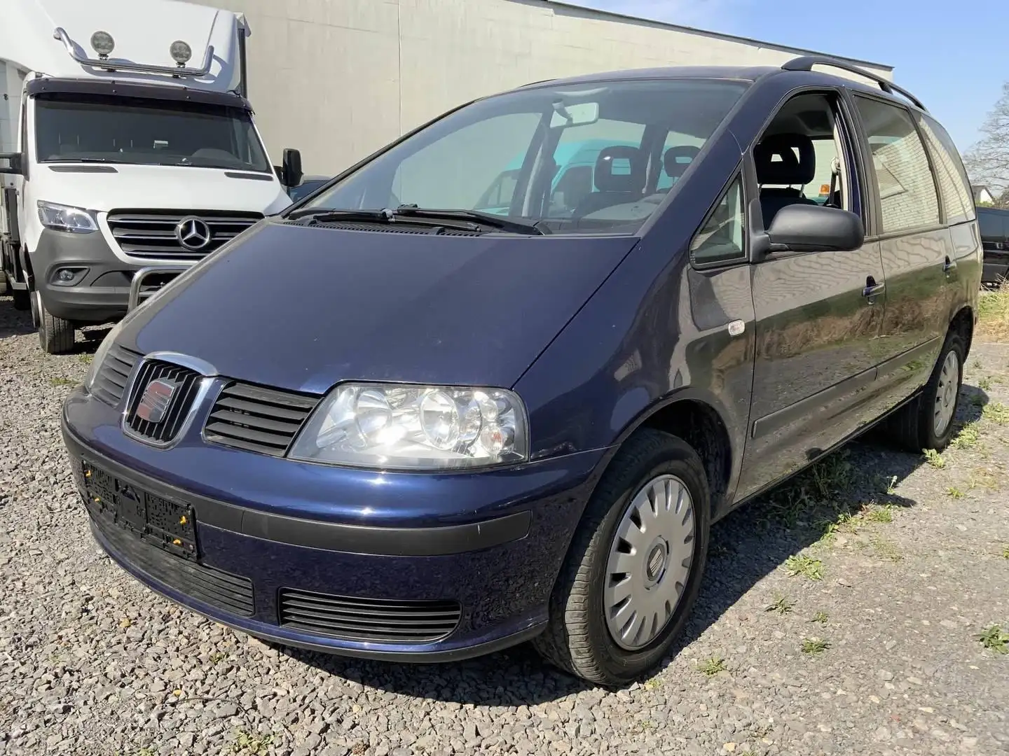 SEAT Alhambra 2.0 7-Sitzer 1Hand ZR+Große Wartung neu Blau - 1