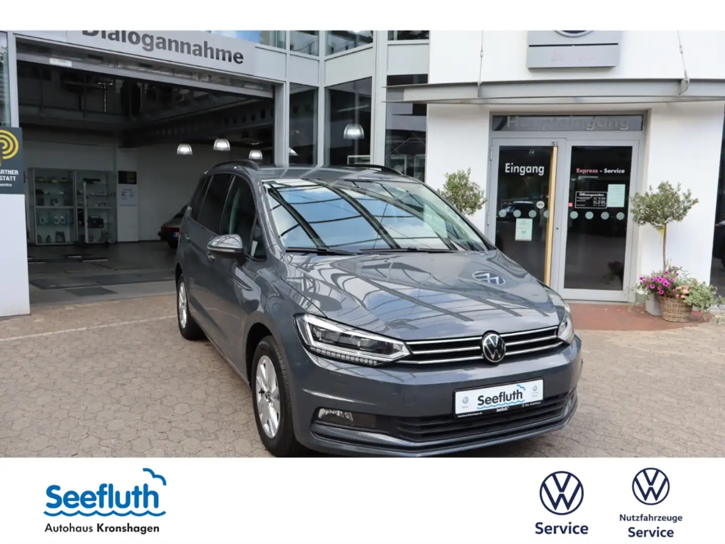Volkswagen Touran 1.5 TSI Comfortline DSG 7-Sitze AHK RFK Winterpake Gris - 1