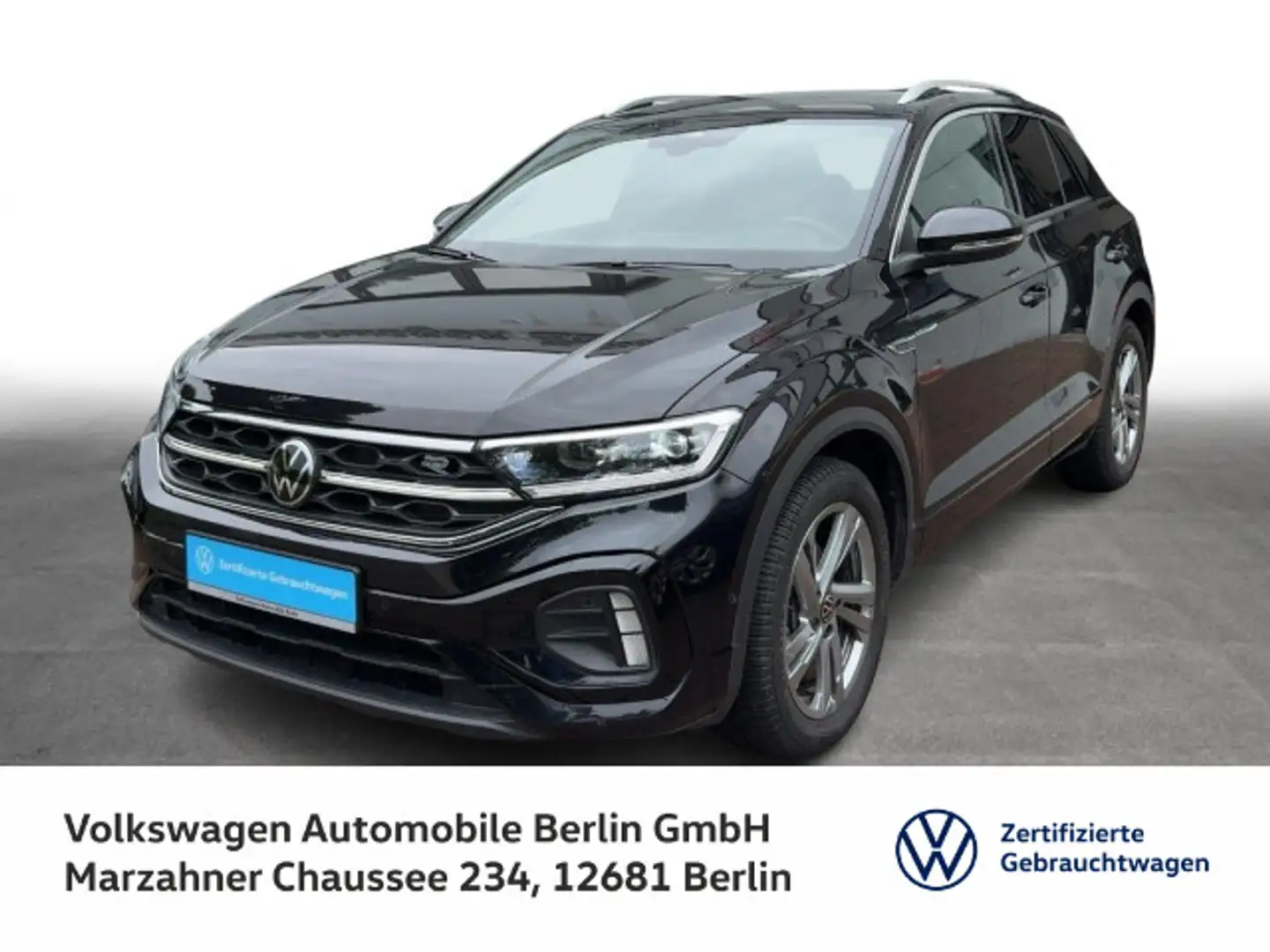 Volkswagen T-Roc R-Line 1.5 TSI DSG Navi LED SHZ ACC PDC Schwarz - 1