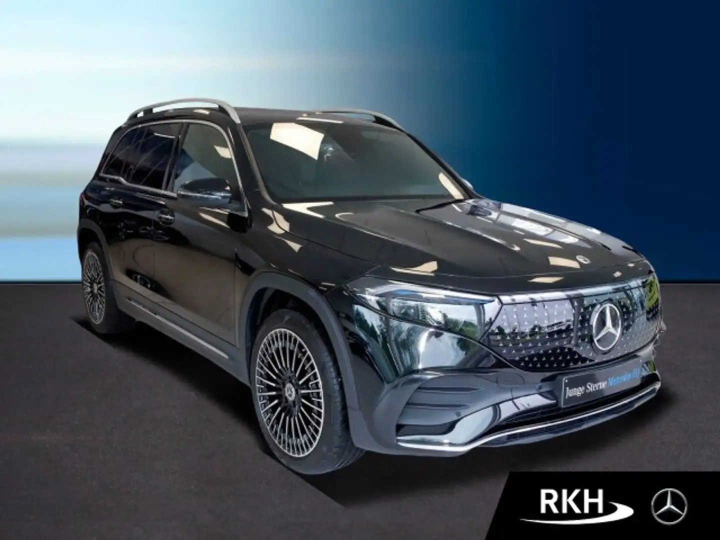 Mercedes-Benz EQB 300 EQB 300 4M AMG Line Distronic/Kamera/LED/Totw. Чорний - 2