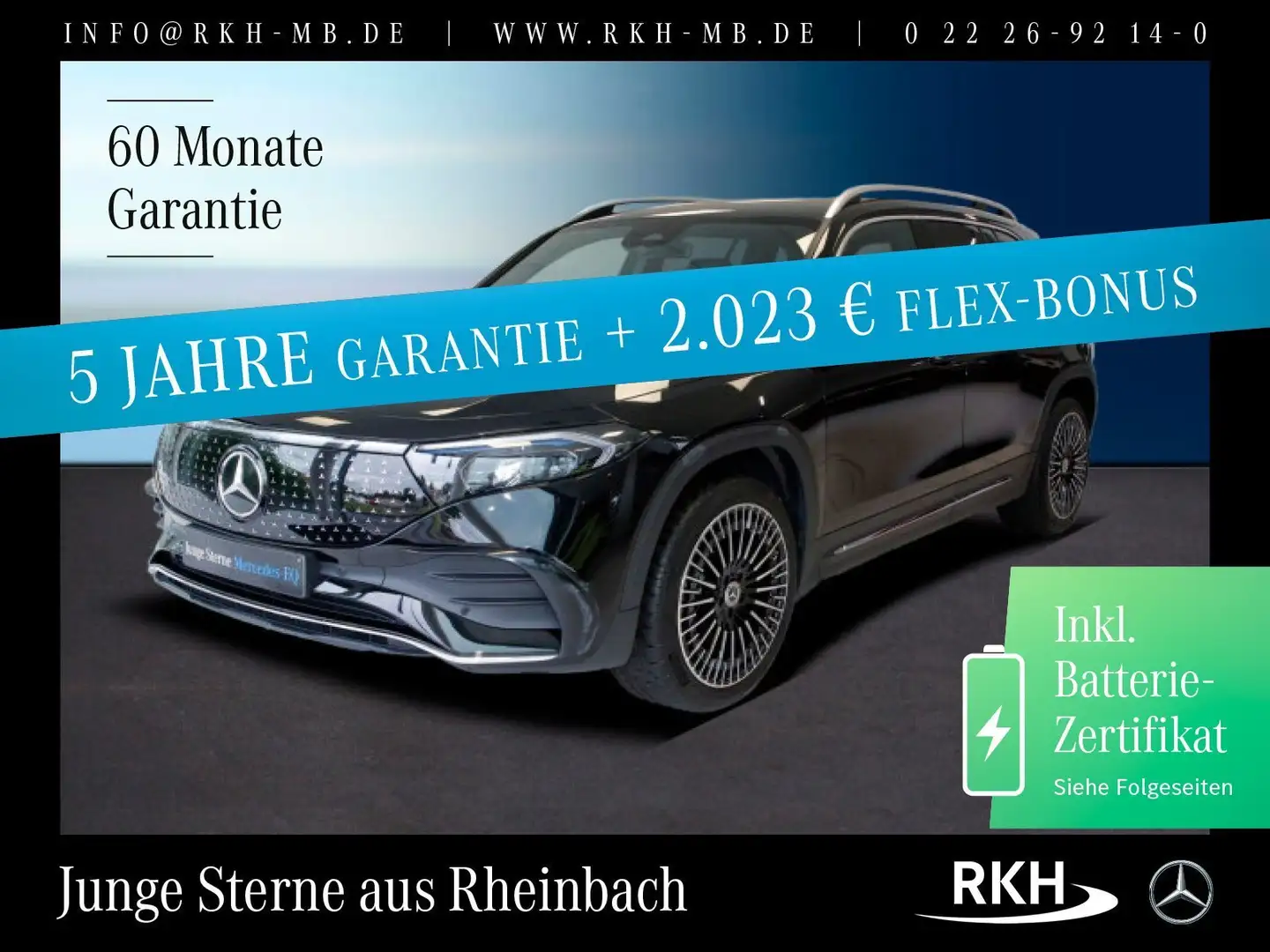 Mercedes-Benz EQB 300 EQB 300 4M AMG Line Distronic/Kamera/LED/Totw. Black - 1