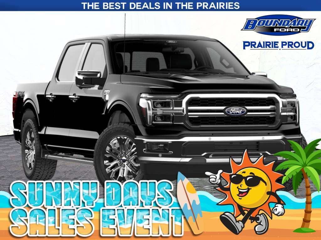 Black 2026 Ford F-150 Pickup Truck Four-Wheel Drive Automatic