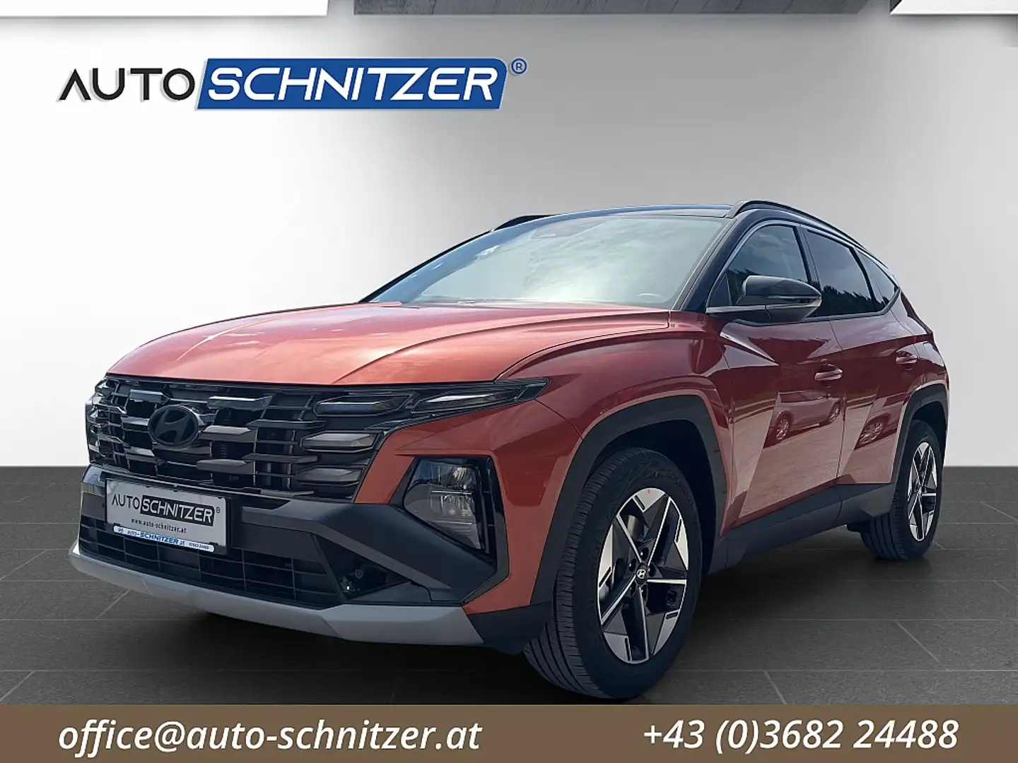 Hyundai TUCSON Tucson 1,6 T-GDI 48V 4WD Go! DCT Oranžová - 1
