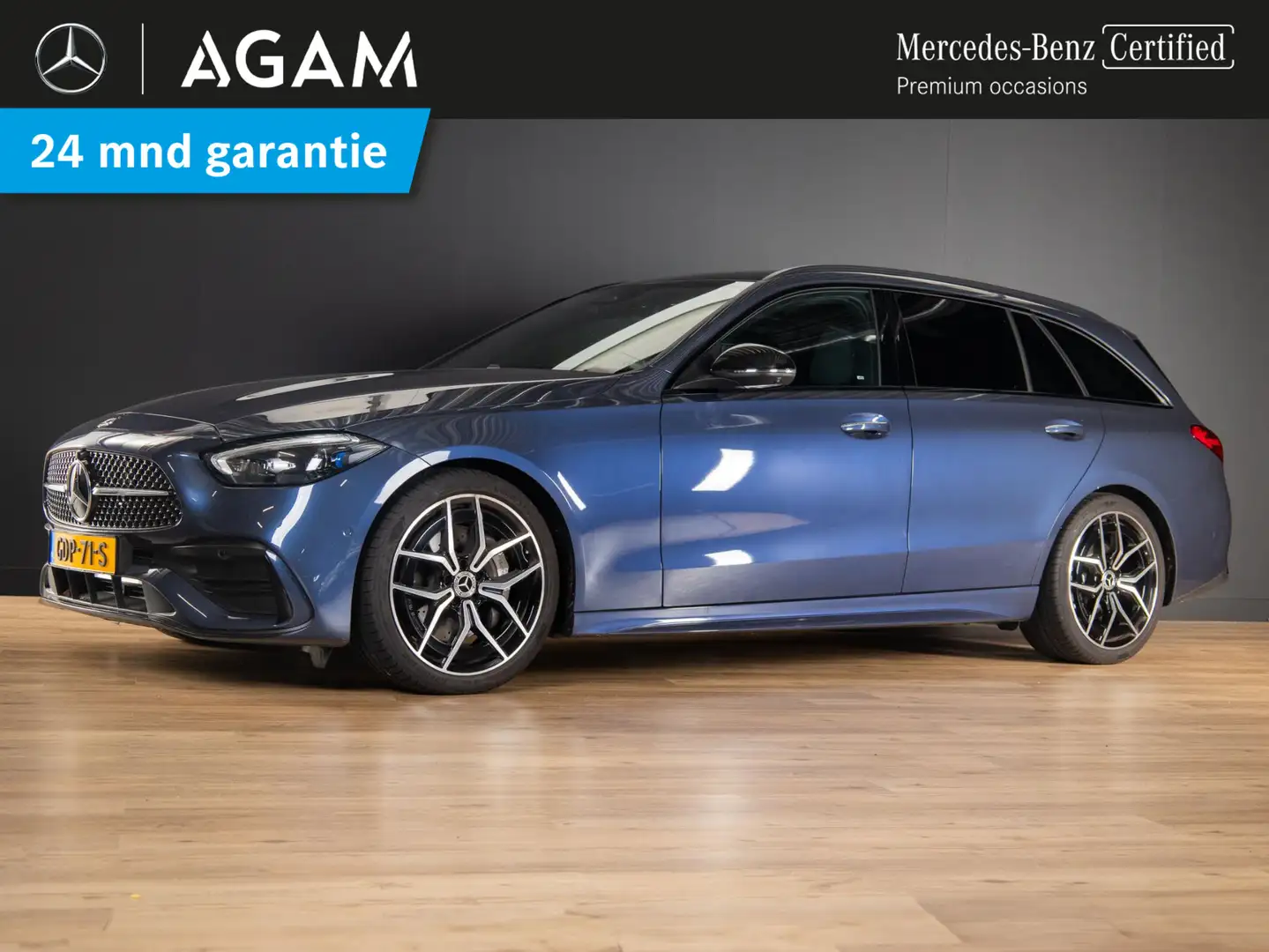 Mercedes-Benz C 180 Estate AMG Line Premium PLUS| Panorama dak | Trekh Blauw - 1