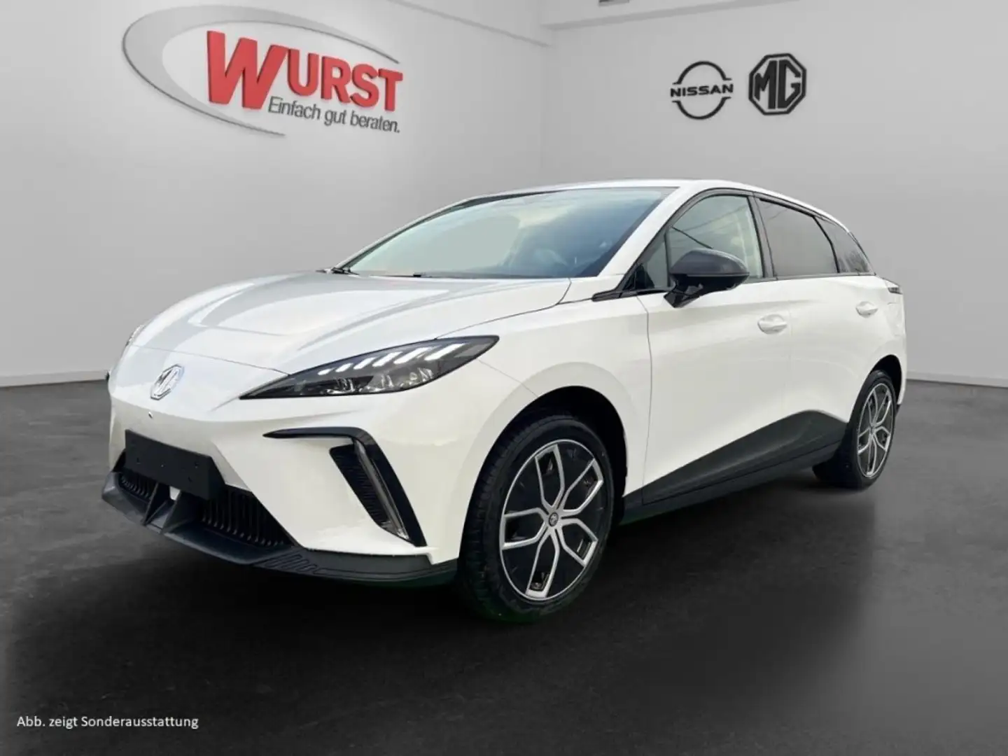 MG MG4 Luxury MY24 64 kWh 360 Grad Kamera Teilleder Apple Weiß - 1