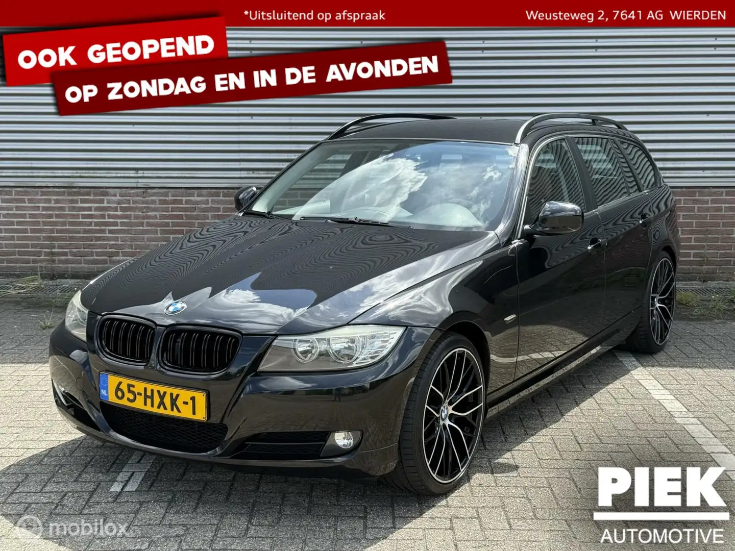 BMW 316 3-serie Touring 316i High Executive Zwart - 1