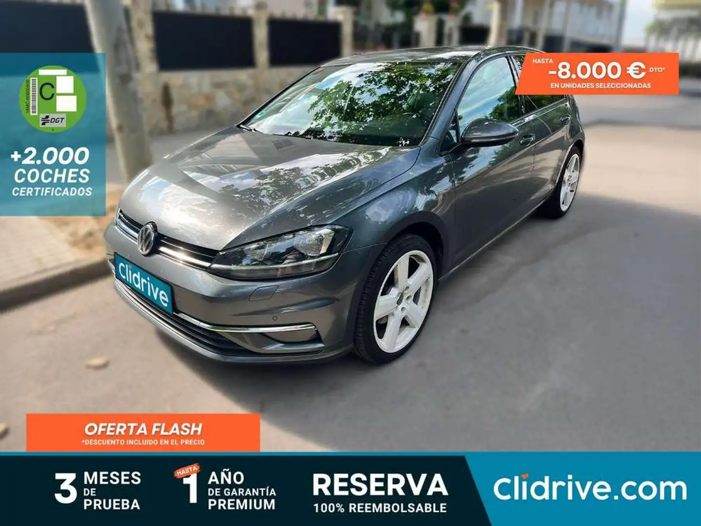 Volkswagen Golf 2.0TDI Sport 110kW Gris - 1