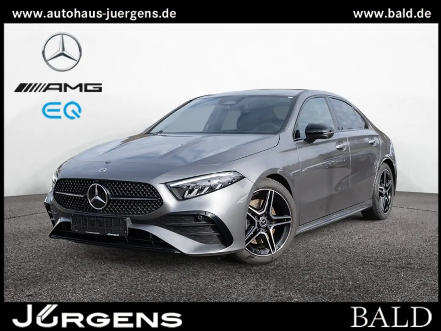 Mercedes-Benz A 220 d Limo AMG-Sport/LED/360/AHK/Night/Winter Grau - 1