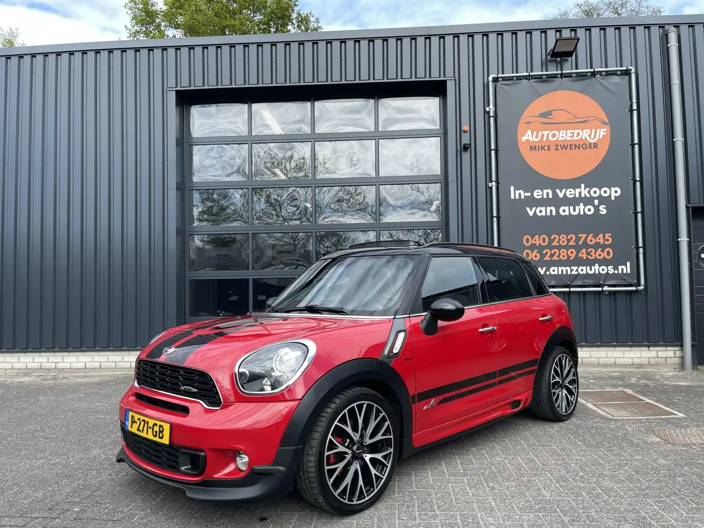 MINI John Cooper Works Countryman 1.6 ALL4 PANORAMADAK|LEER|HARMAN-KARDON|NAVIGATIE| Rot - 1