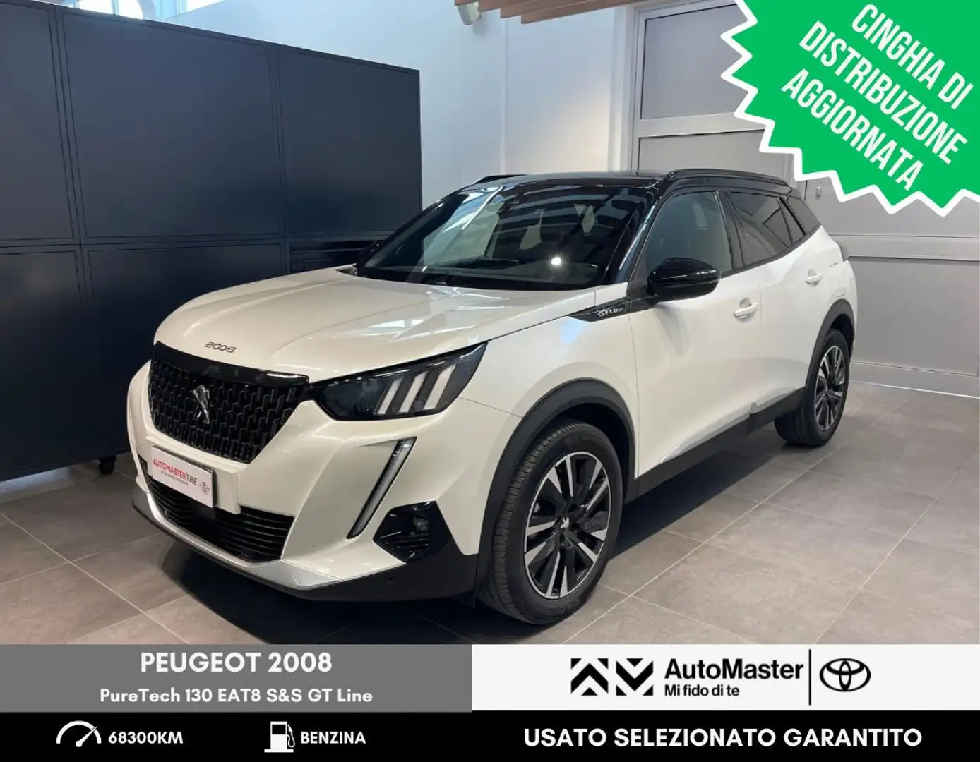 Peugeot 2008 PureTech 130 EAT8 S&S GT Line Blanco - 1