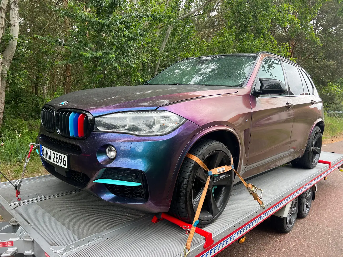 BMW X5 M M50 d Motorschaden 3,5t H/K HuD Folie Negro - 1