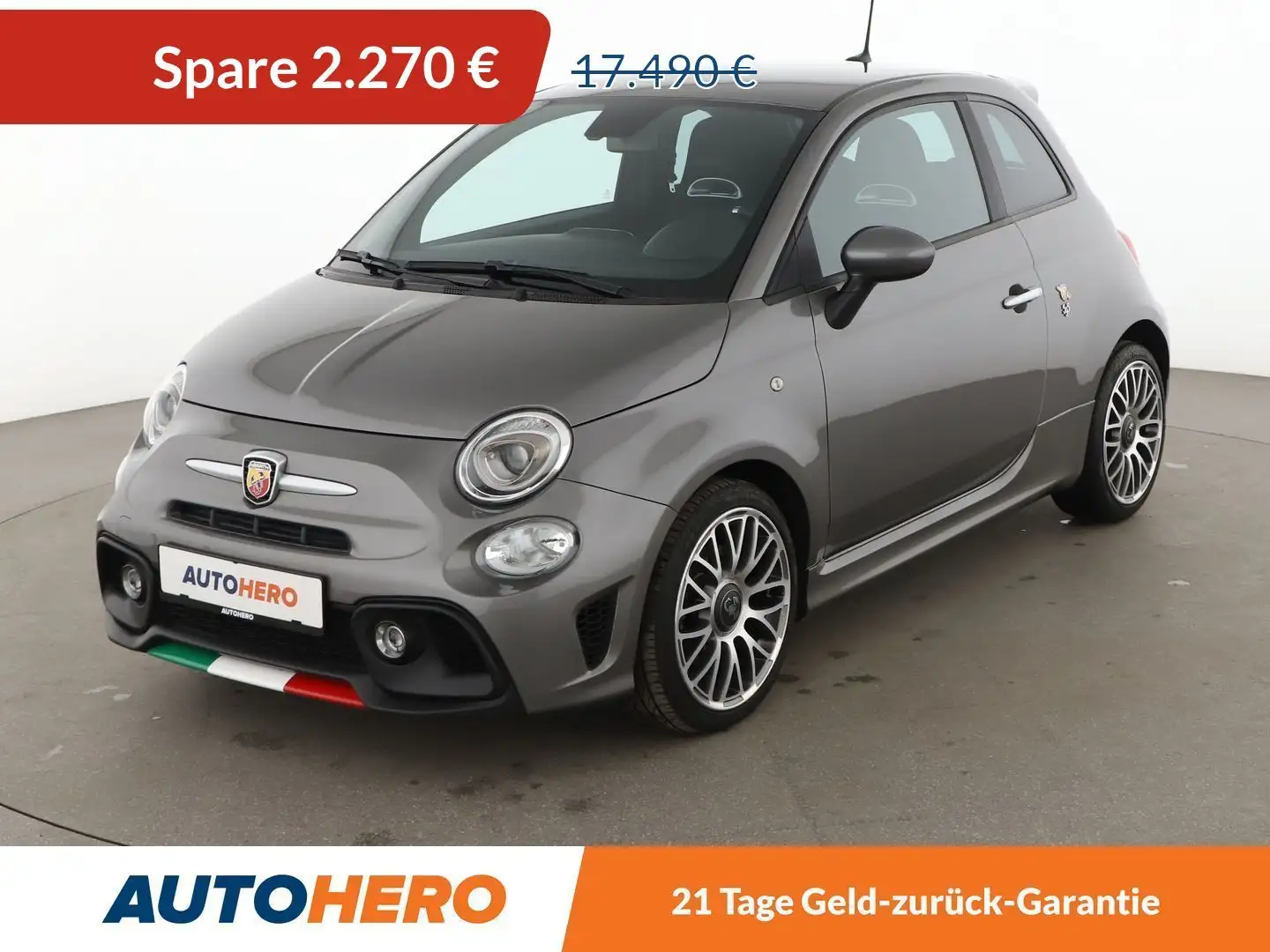 Abarth 595 1.4 Turbo *NAVI*PDC*ALU*KLIMA* Grau - 1