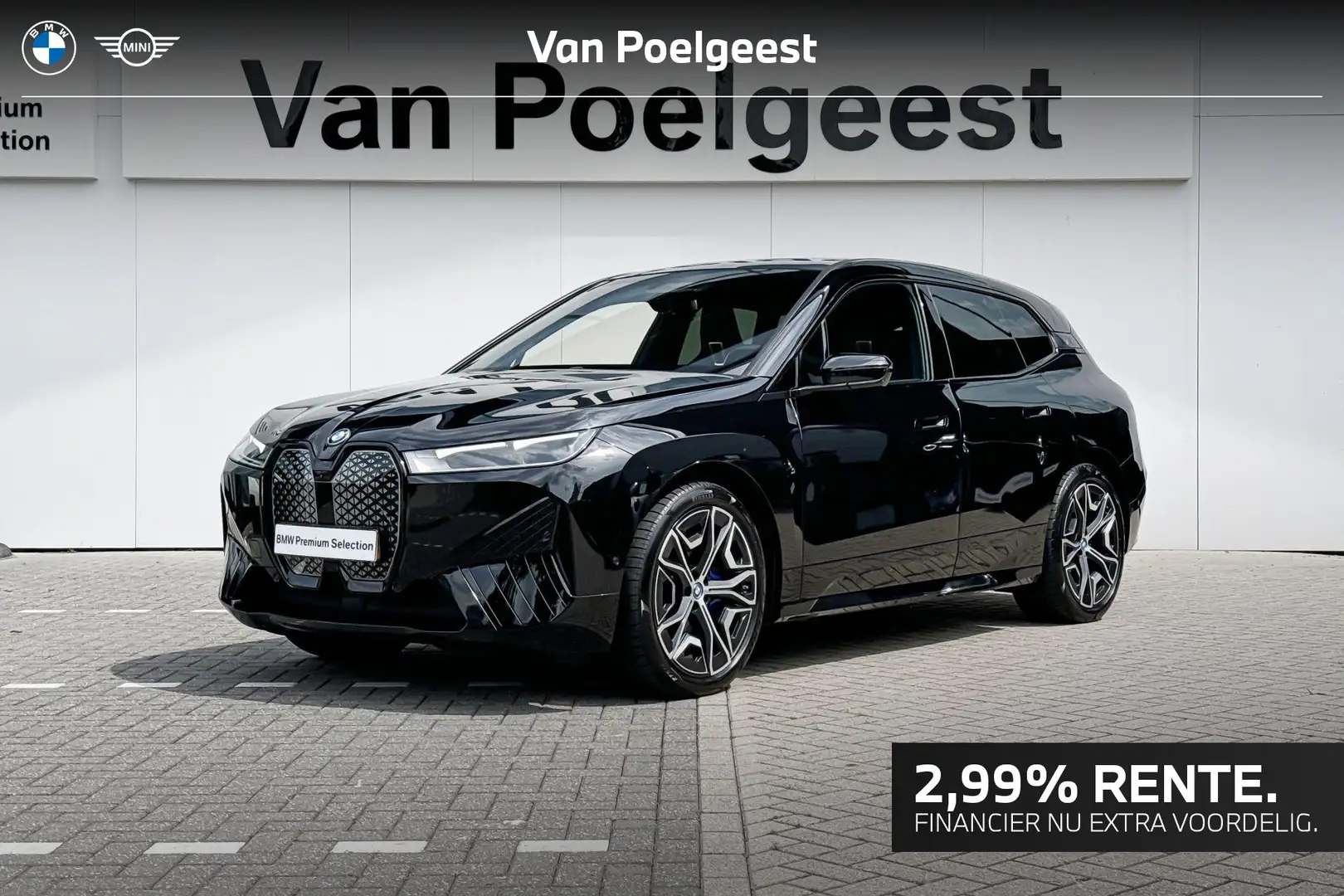 BMW iX xDrive50 High Executive 112 kWh Zwart - 1