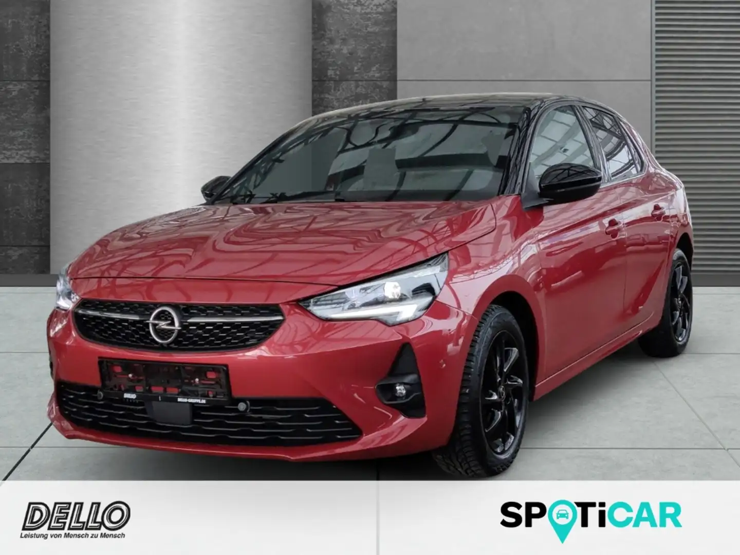 Opel Corsa F Ultimate, KL-A, NAVI, RÜFKA,SITZH.+ LENKRADH. Rot - 1