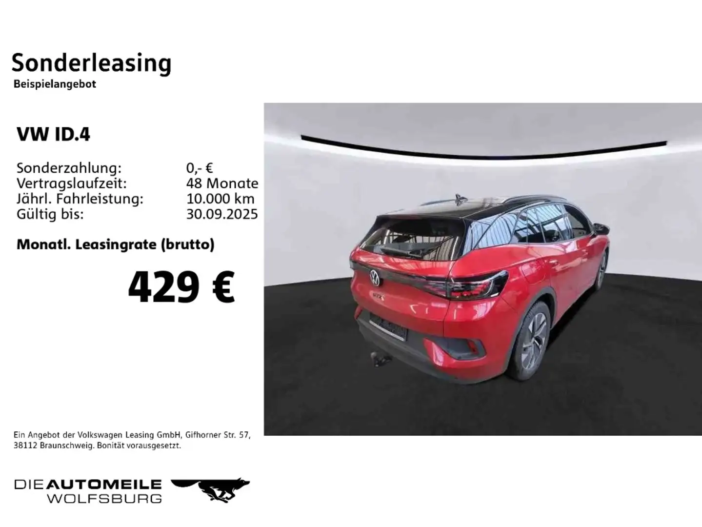 Volkswagen ID.4 4M GTX Pano/AHK/Matrix/ACC Rouge - 2