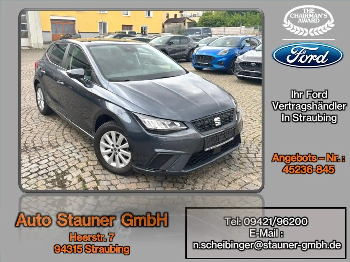 SEAT Ibiza Style 1.0 TSI OPF Style*NAVI*TEMPOMAT*SHZ* Grau - 1