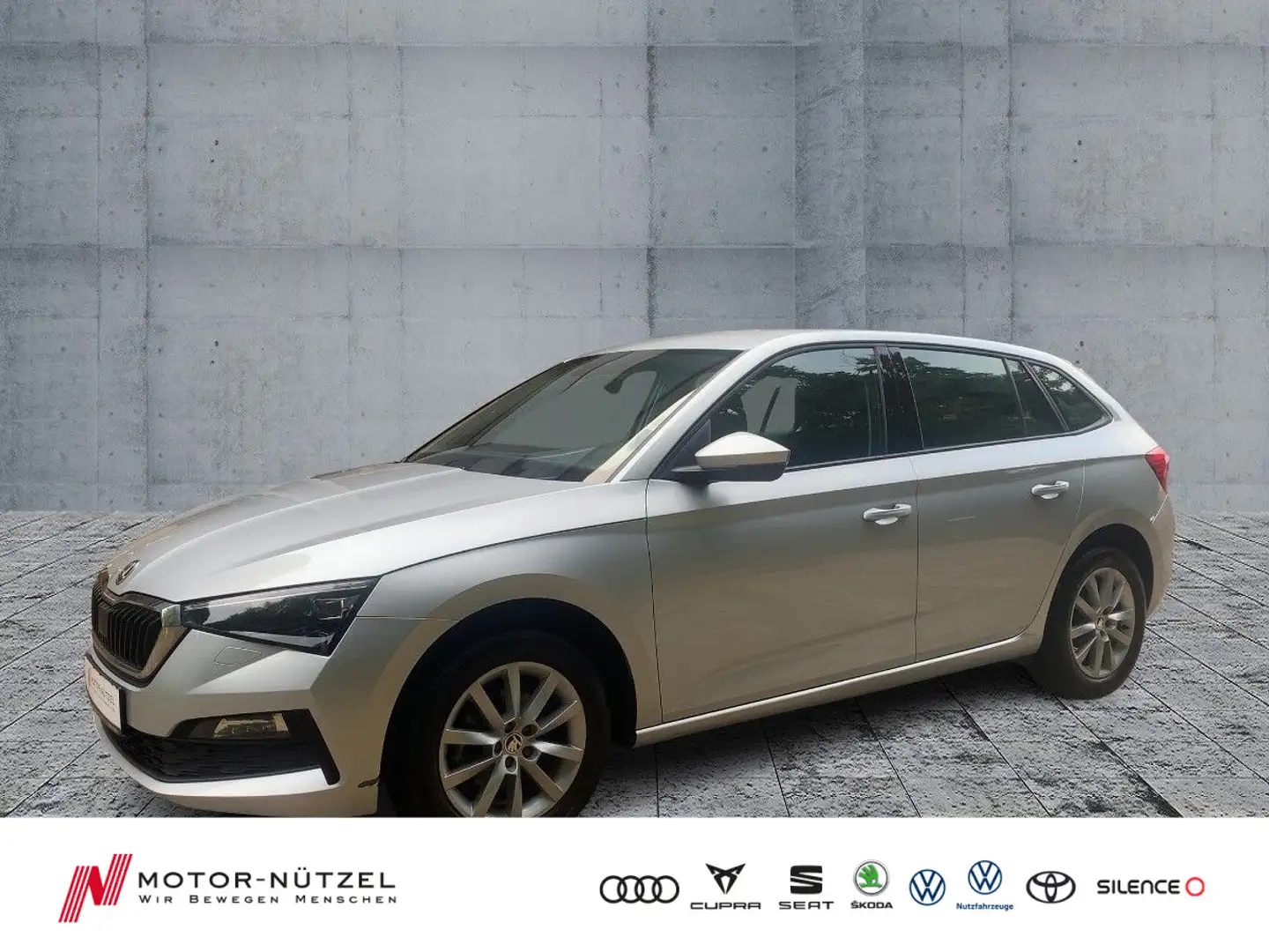Skoda Scala 1.0 TSI DSG AMBITION LED+NAVI+GRA+SHZ+AHK Silber - 1