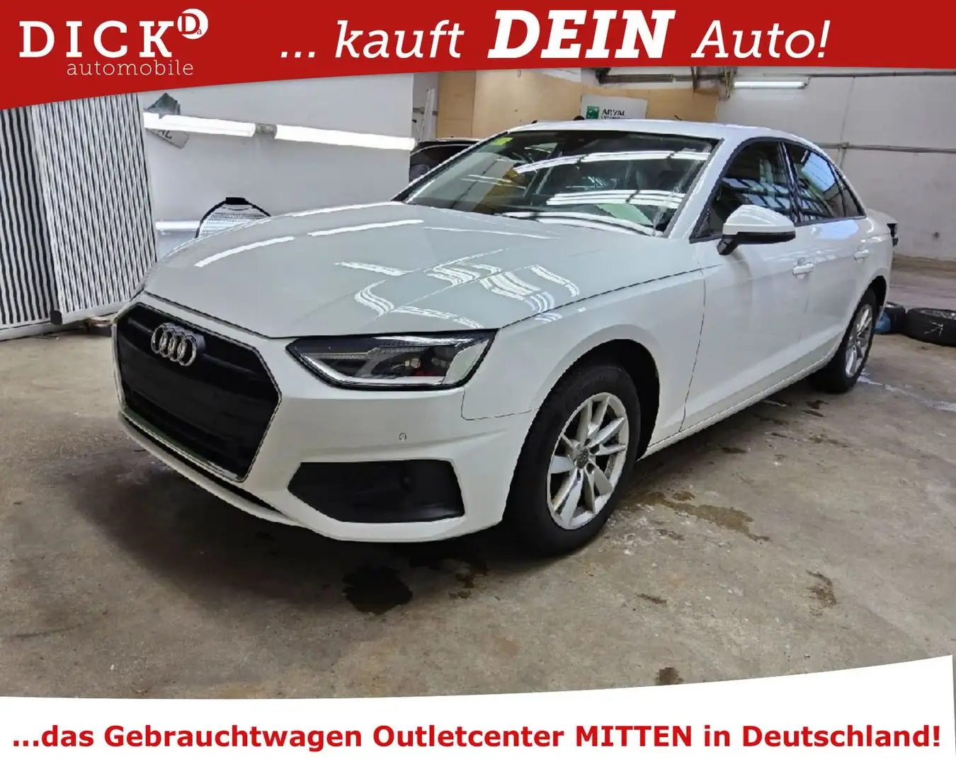 Audi A4 30TDI S-Tronic LED/KEY/SHZ/PDC/AHK/8Fach Blanc - 1