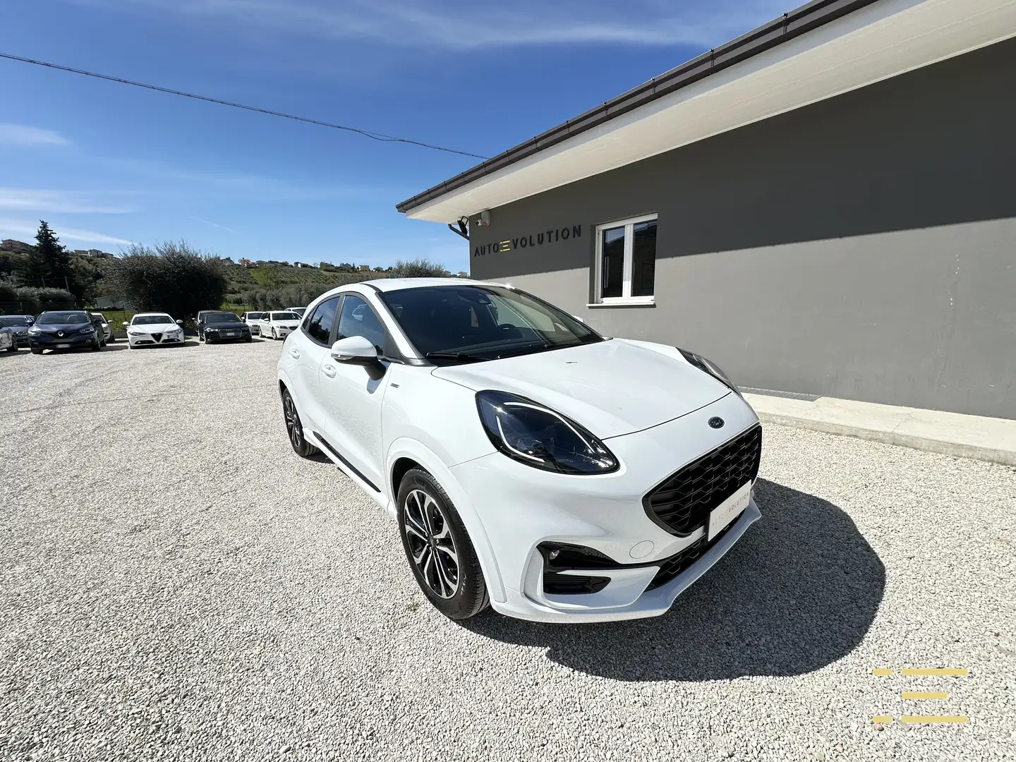 Ford Puma 1.0 EcoBoost Hybrid 125 cv  ST-Line 24.266 km Bianco - 1