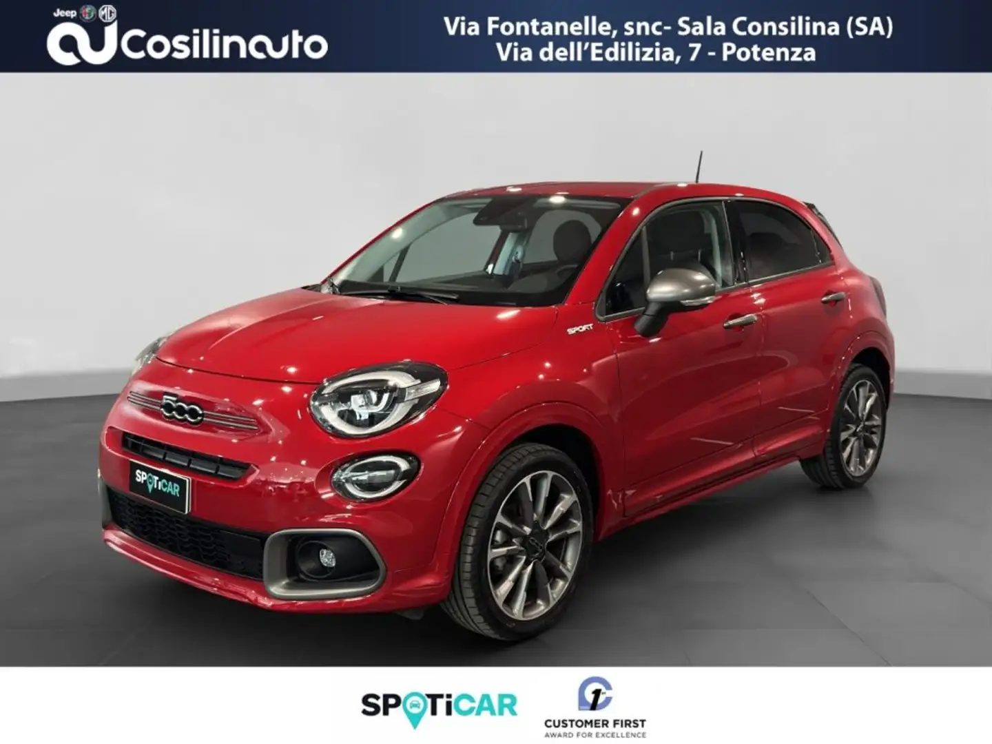 Fiat 500X 1.3 MultiJet 95 CV Sport MY24 Rosso - 1