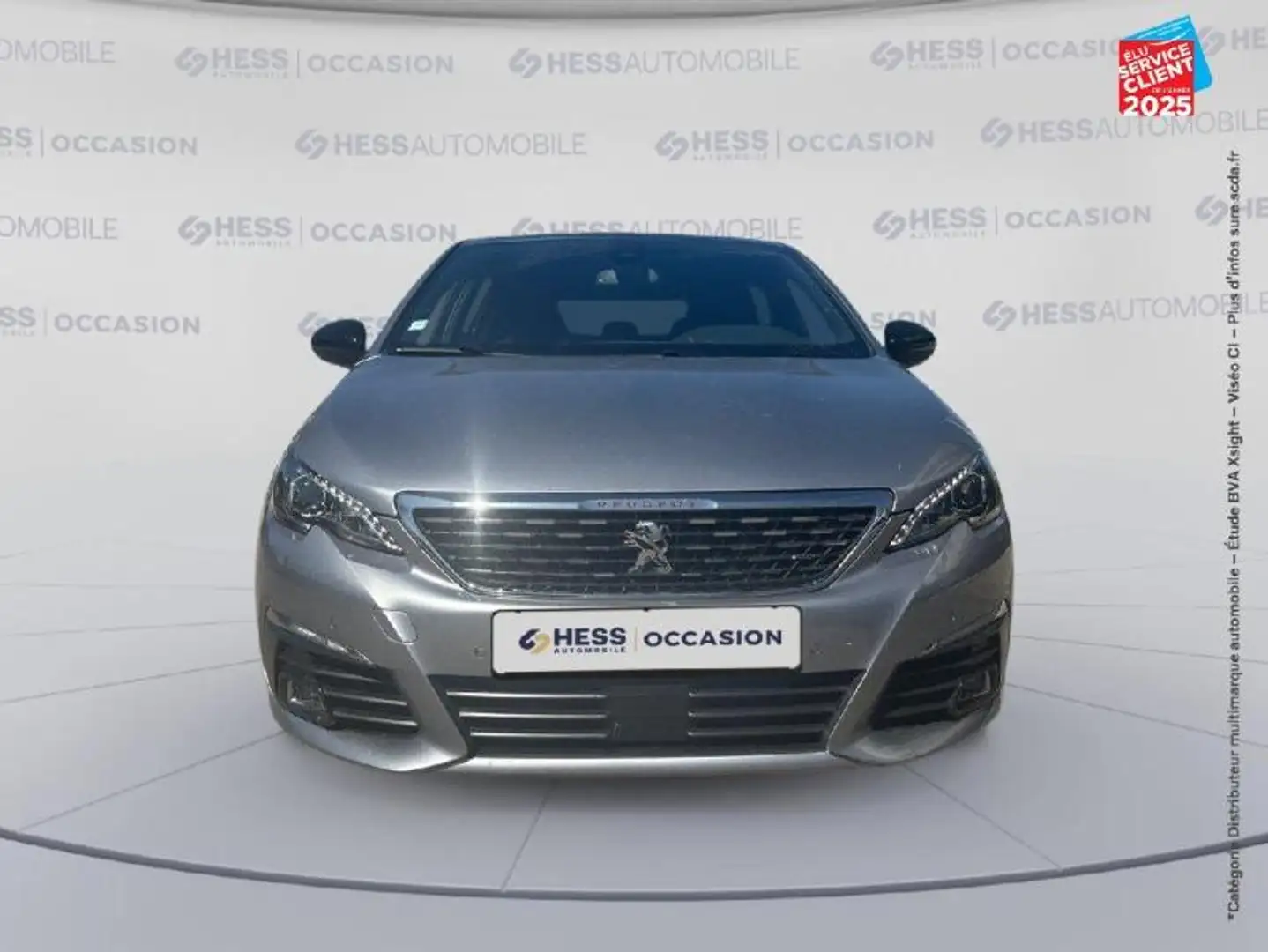 Peugeot 308 1.5 BlueHDi 130ch S/S GT Line EAT8 7cv Tpano GPS C Gris - 2