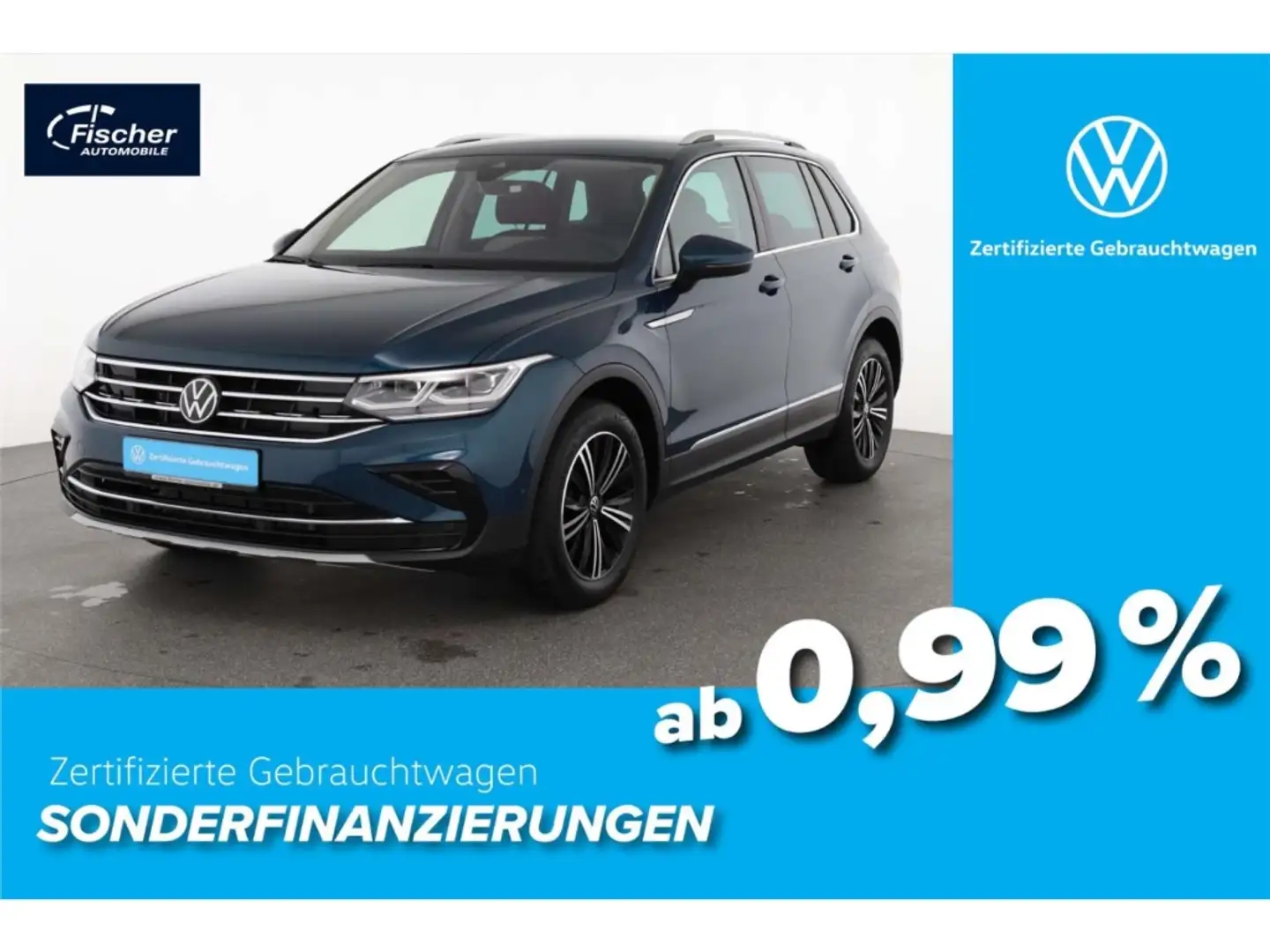 Volkswagen Tiguan 2.0 TDI Elegance Blau - 1