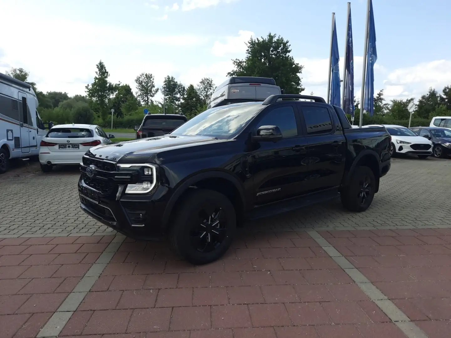 Ford Ranger Doka 2.3l Stormtrak PHEV Laderaumrollo Schwarz - 2