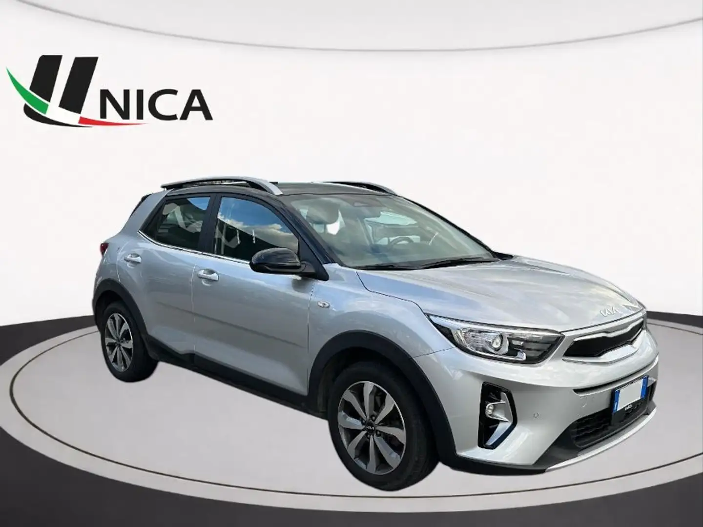 Kia Stonic Stonic 1.2 dpi Style s/Design Pack gpl 82cv Argento - 2
