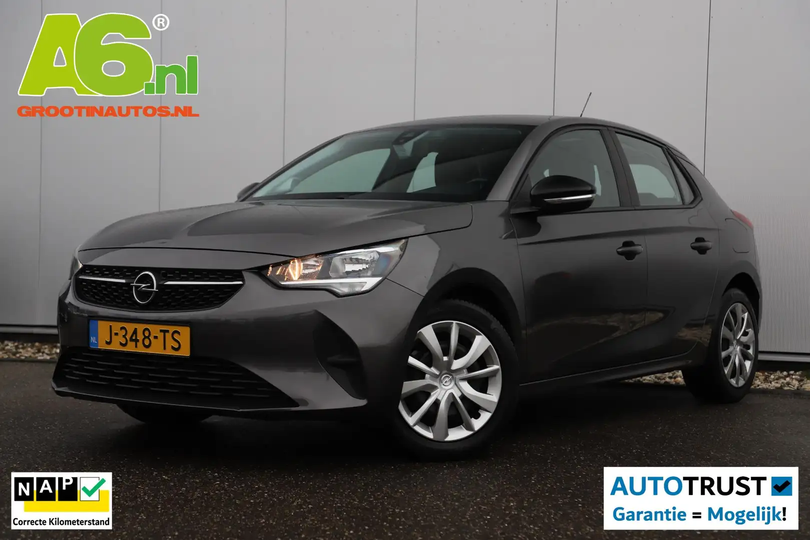 Opel Corsa 1.2 Edition 102PK Stoelverwarming Carplay Android/ Grijs - 1