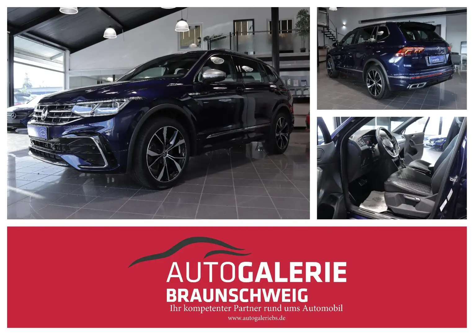 Volkswagen Tiguan Allspace 2.0 TDI DSG R-Line 4M 7-SITZE Blau - 1