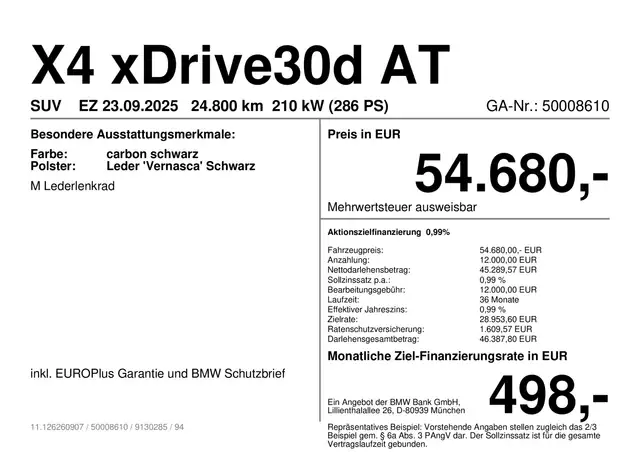 BMW X4 view 2