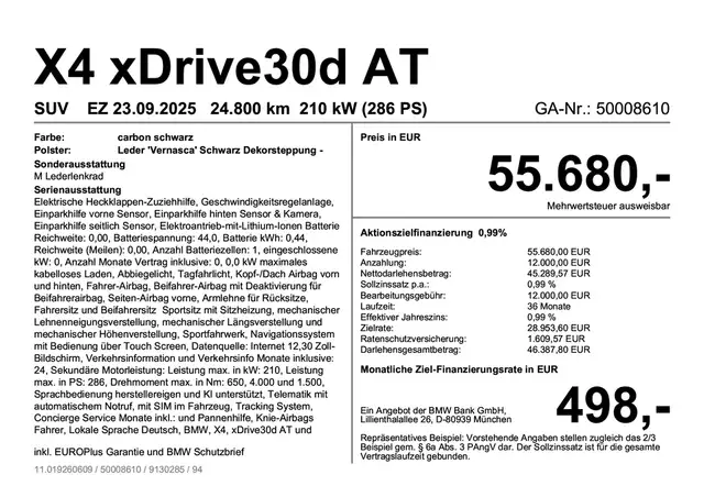 BMW X4 view 3