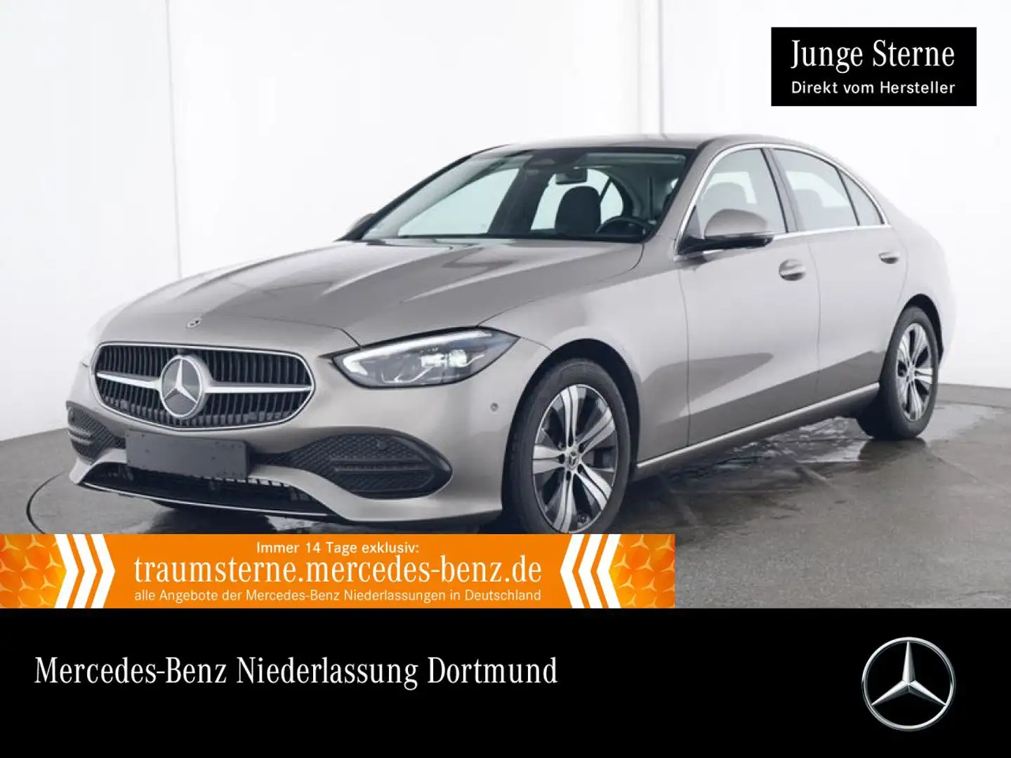 Mercedes-Benz C 180 AVANTG+360+AHK+LED+KEYLESS+9G Silber - 1