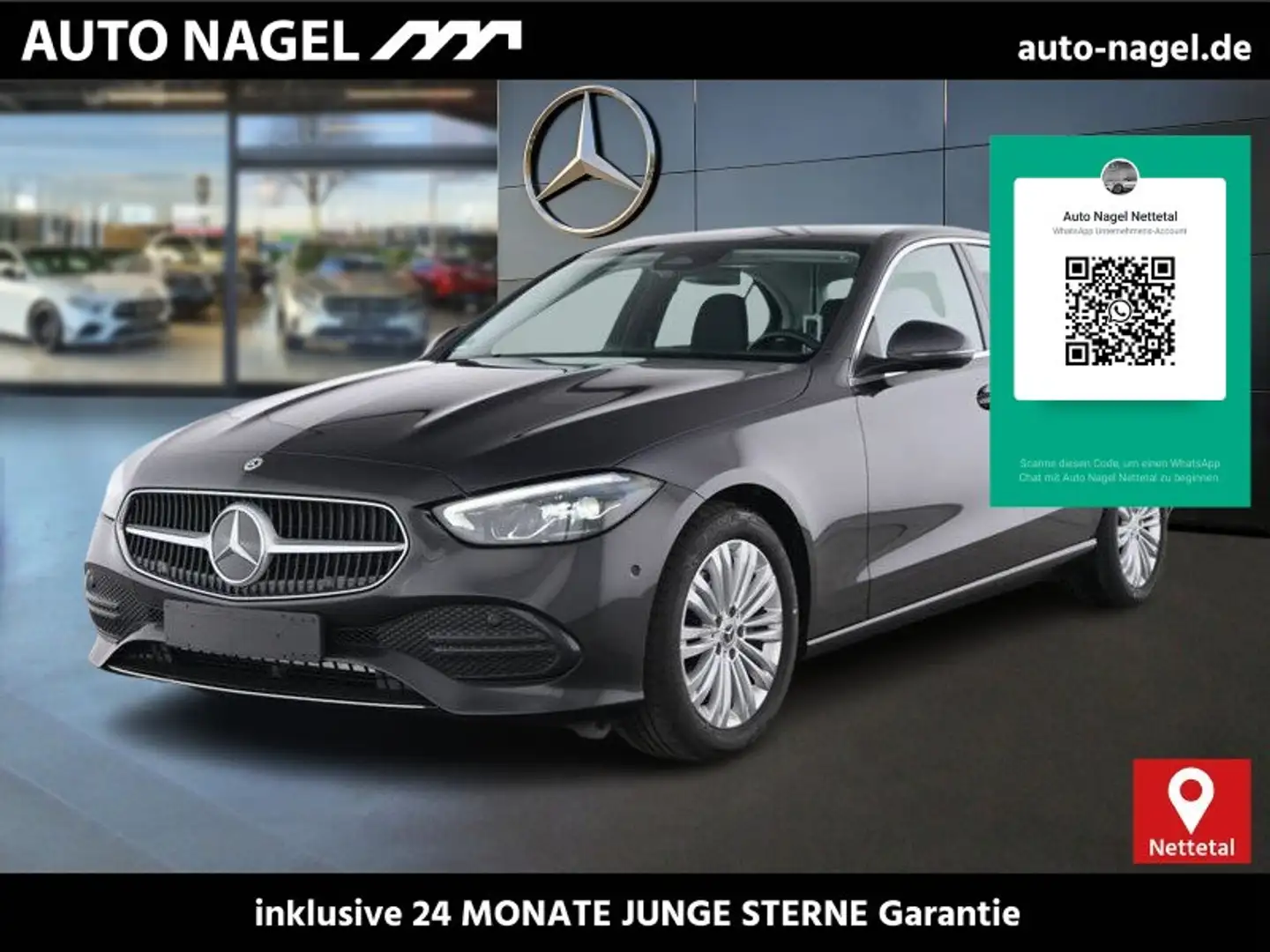 Mercedes-Benz C 180 C 180 Avantgarde Advanced+Kamera+LED+SHZ+MBUX Grau - 1