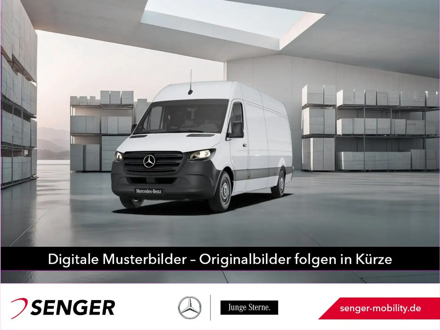 Mercedes-Benz Sprinter 317 CDI KA L3H2 MBUX Kamera FACELIFT 9G Weiß - 1
