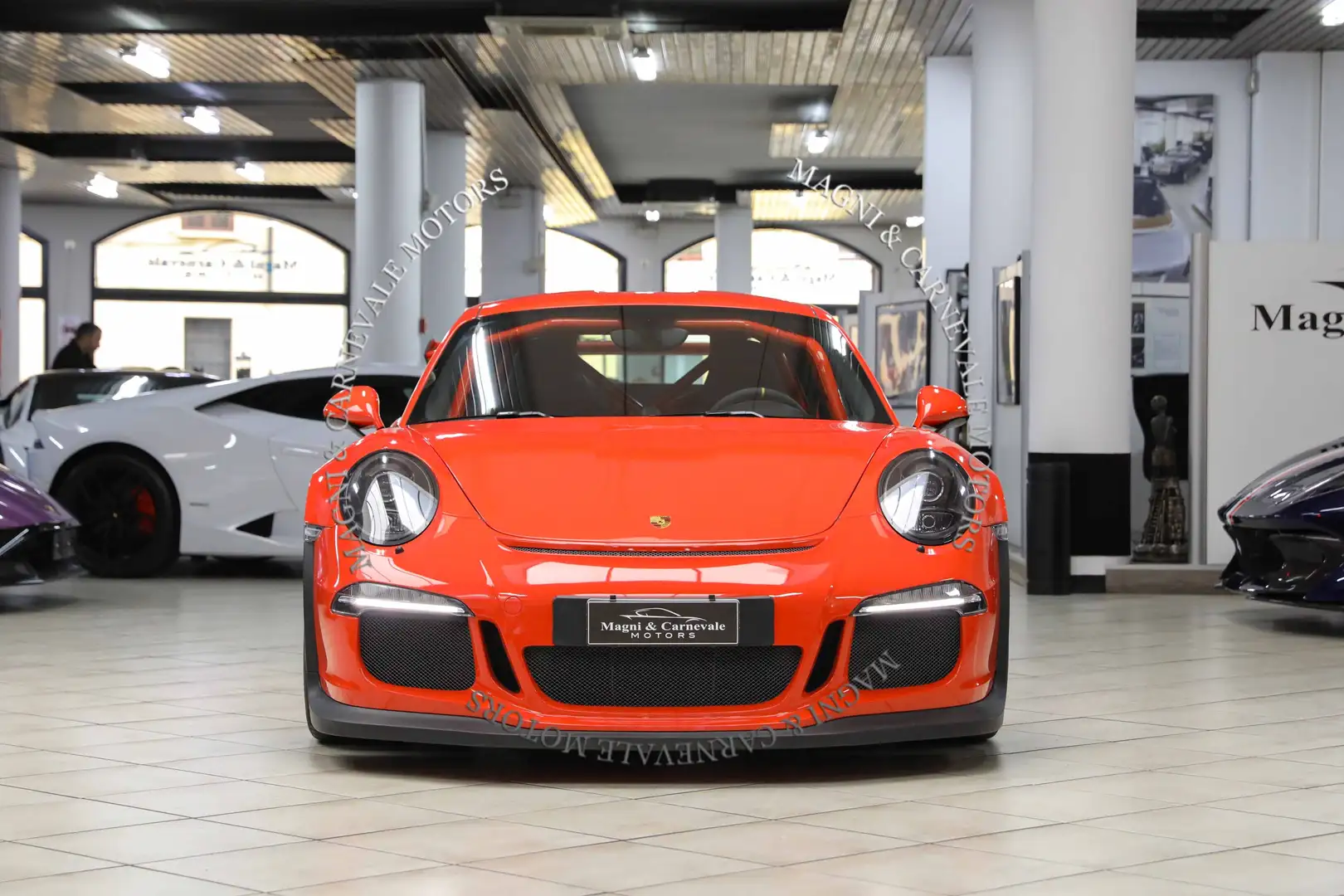 Porsche 991 GT3 RS|ROLL BAR|SPORT-CHRONO|CARBON SEATS|PCM Orange - 2