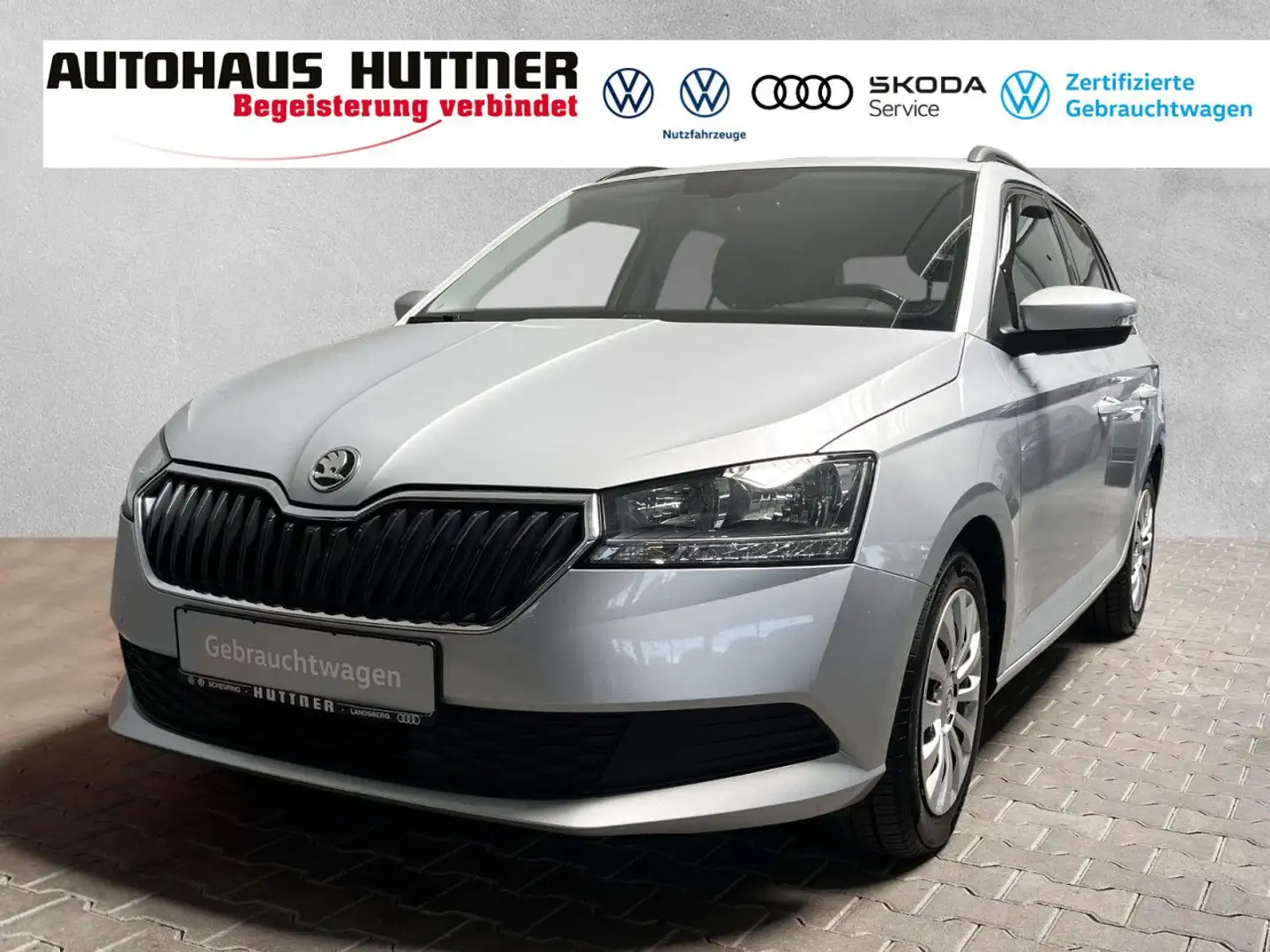 Skoda Fabia Combi 1.0 TSI Ambition NAVI SITZHEIZ PDC Plateado - 1