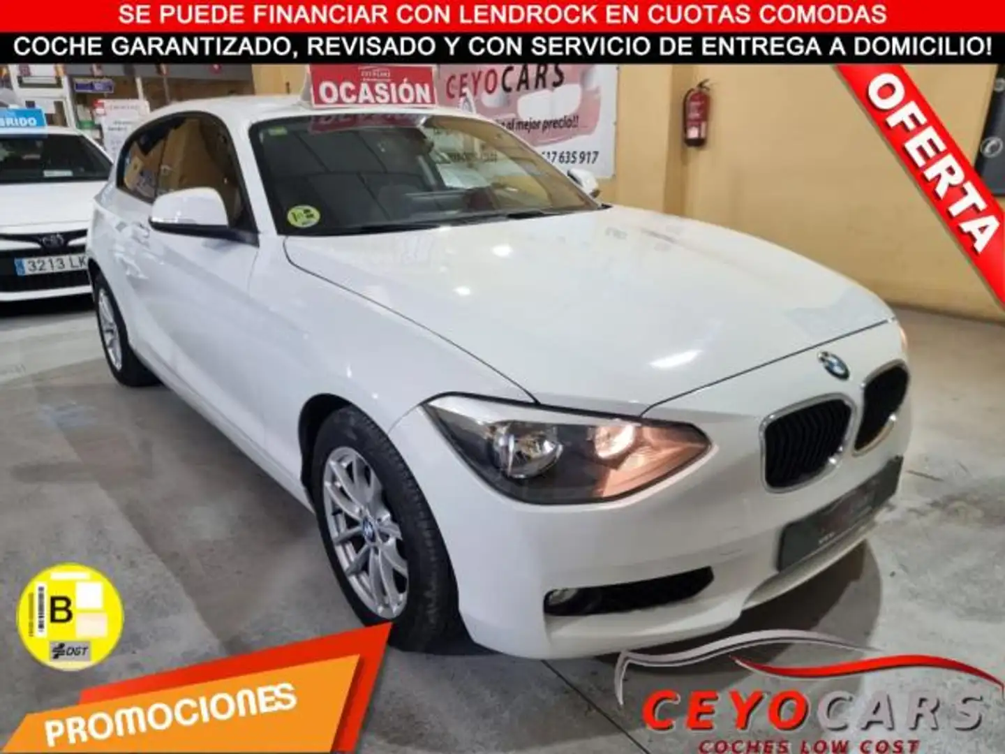 BMW 118 118dA Blanc - 1