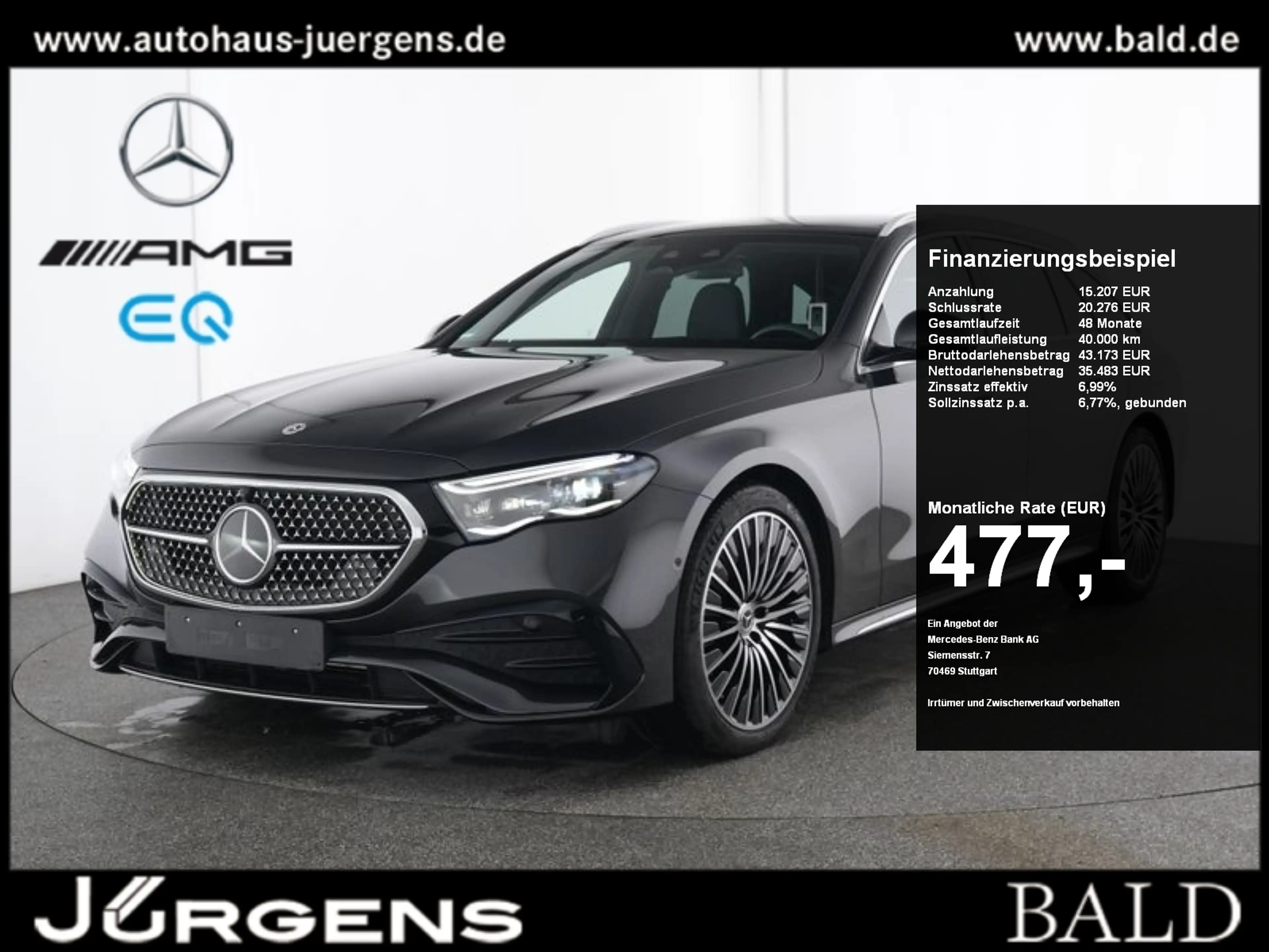 Mercedes-Benz E 300 de T AMG/Premium/Pano/AHK/Fahrassist+/20'
