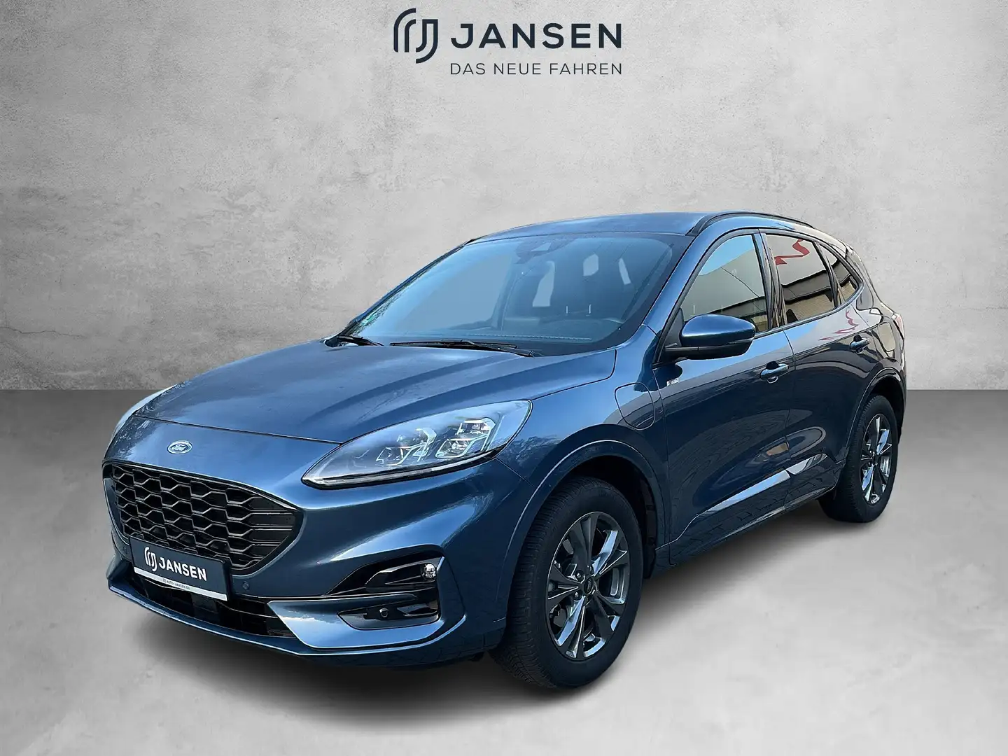 Ford Kuga Plug-In Hybrid ST-Line X+AHK+HEAD UP Bleu - 1